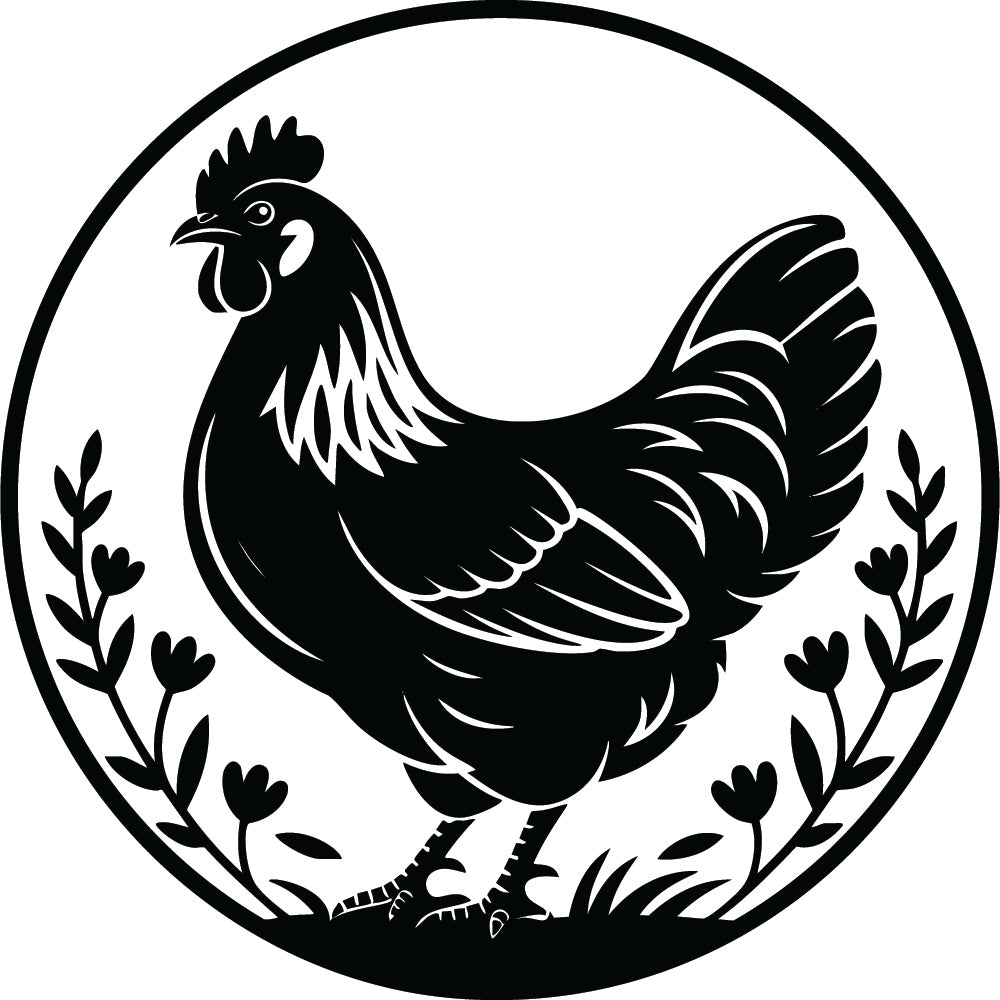 Chicken SVG File SVG DXF EPS PNG - Craft House SVG