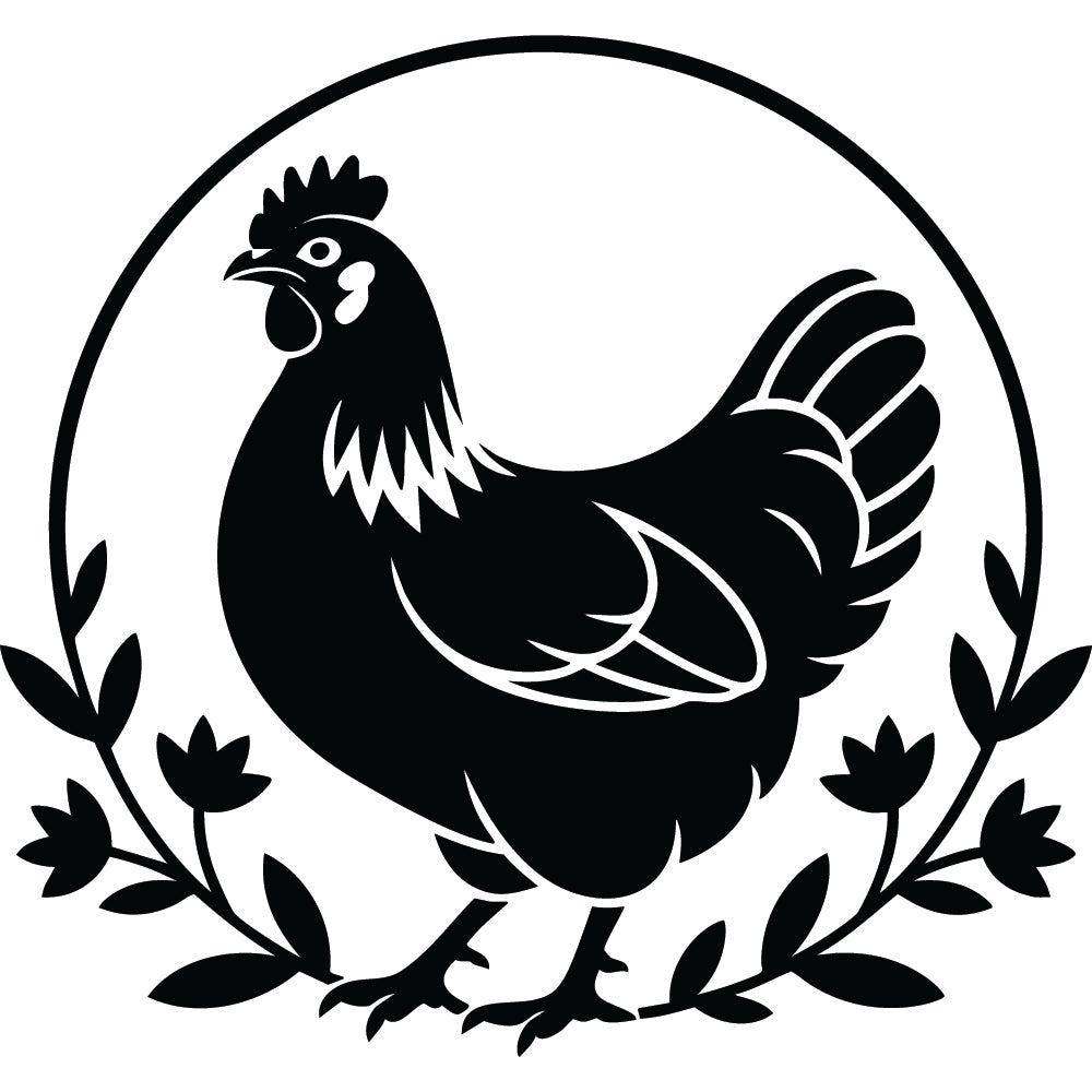 Chicken SVG File SVG DXF EPS PNG - Craft House SVG