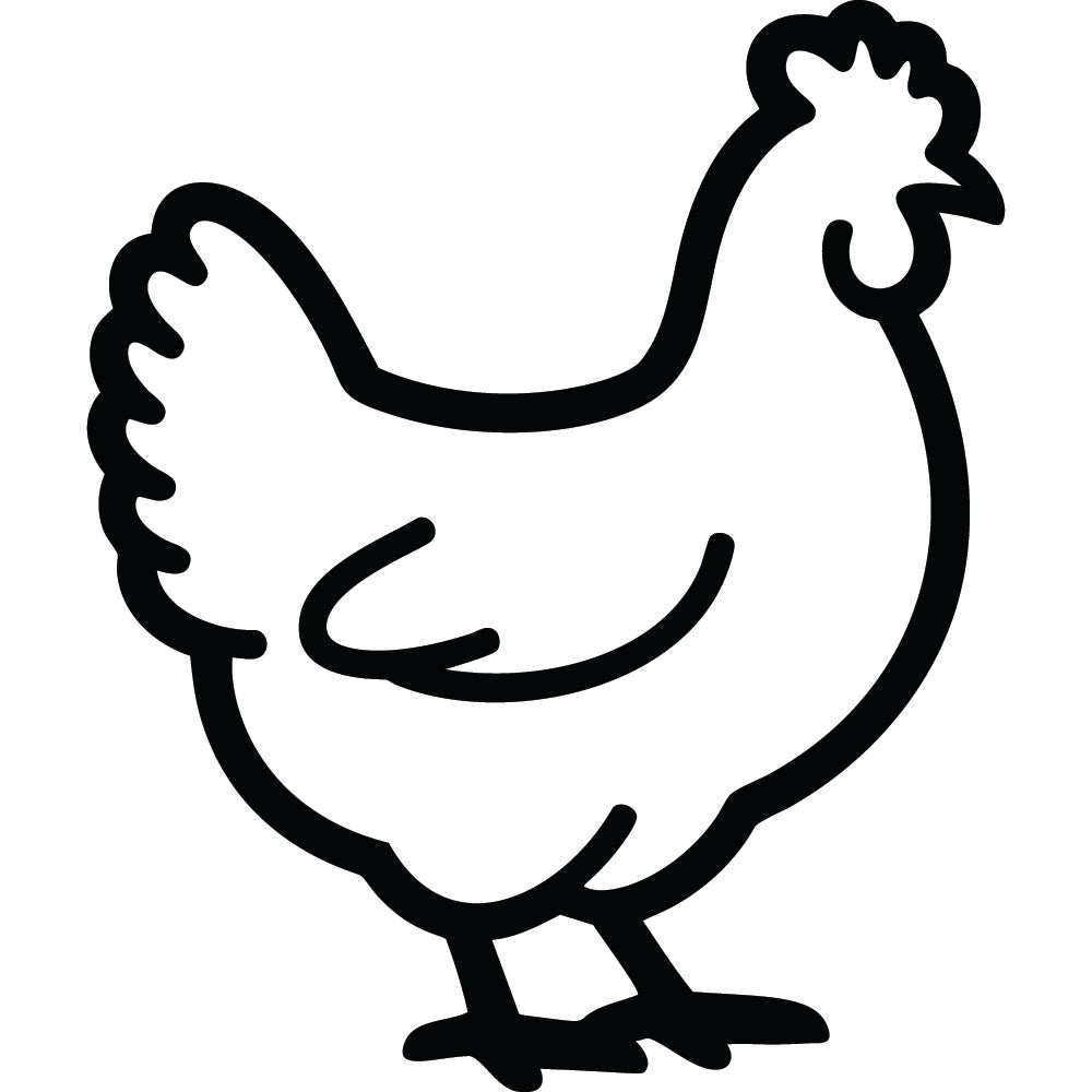 Chicken SVG File SVG DXF EPS PNG - Craft House SVG