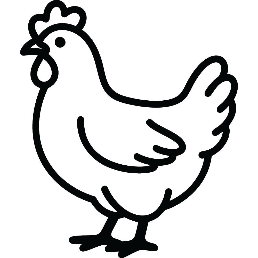 Chicken SVG File SVG DXF EPS PNG - Craft House SVG