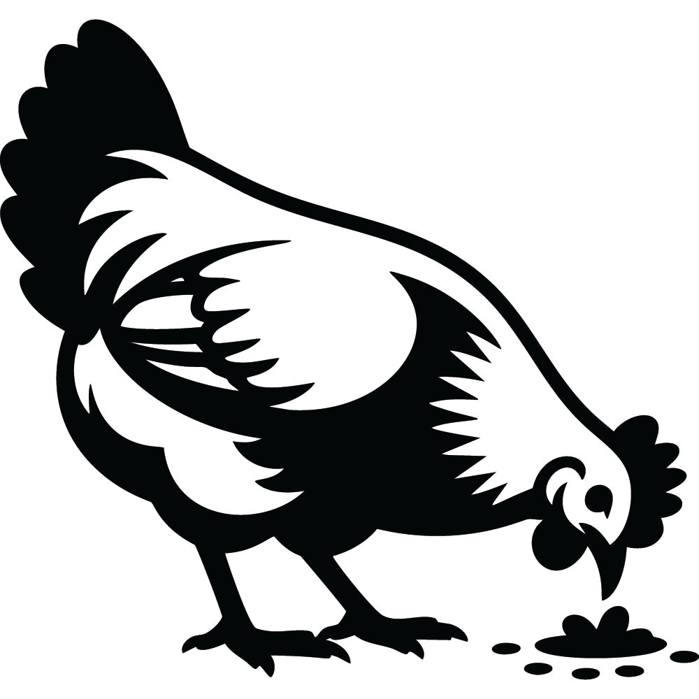 Chicken SVG File SVG DXF EPS PNG - Craft House SVG