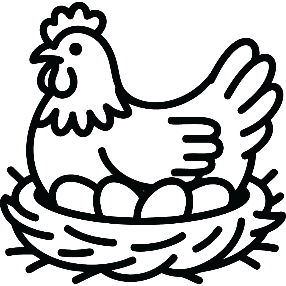 Chicken SVG File SVG DXF EPS PNG - Craft House SVG