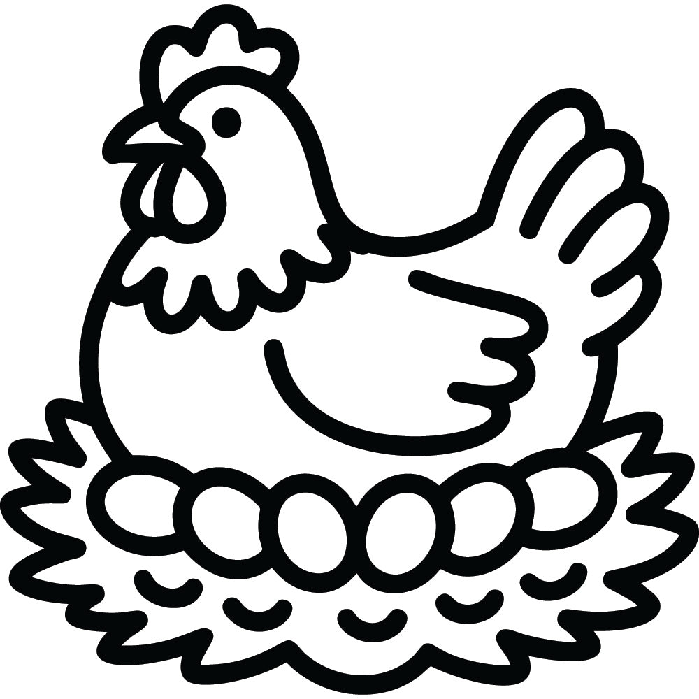 Chicken SVG File SVG DXF EPS PNG - Craft House SVG