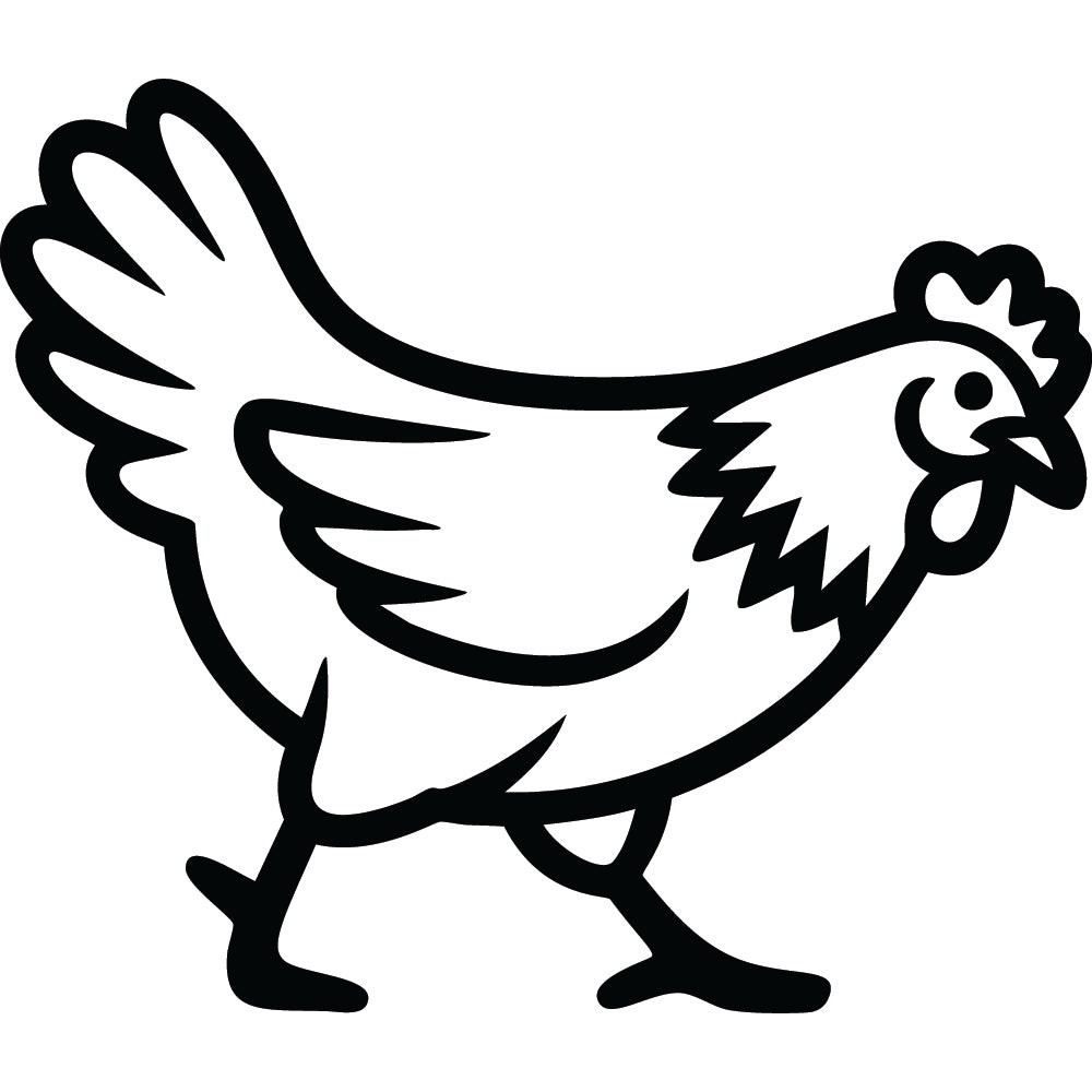 Chicken SVG File SVG DXF EPS PNG - Craft House SVG