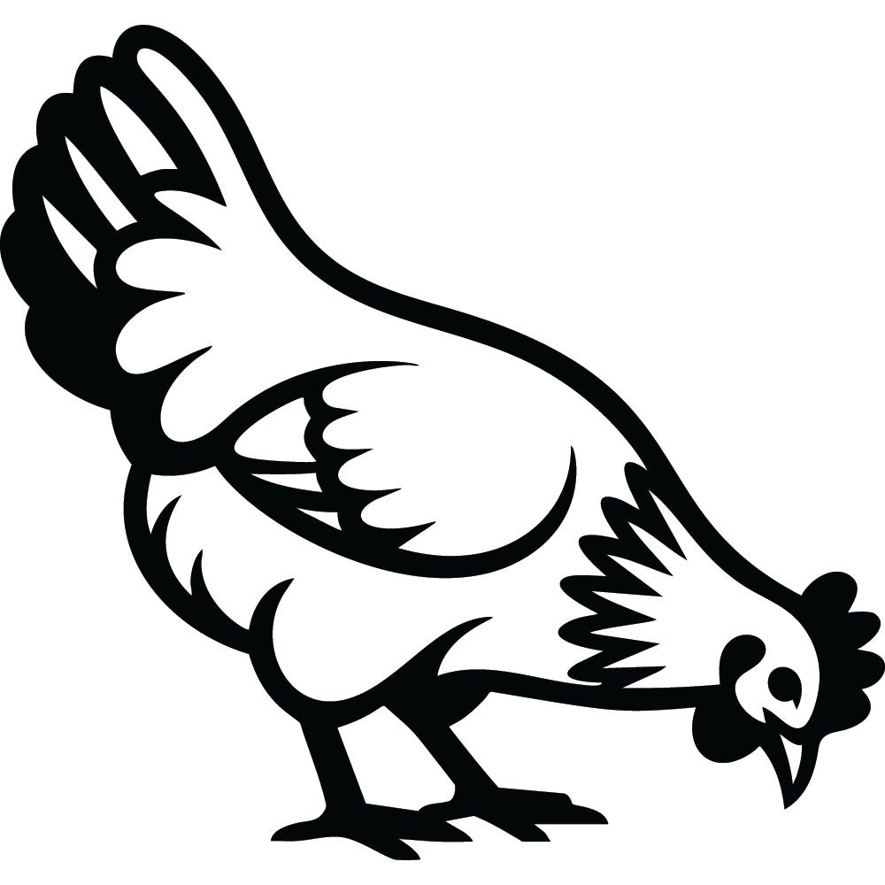 Chicken SVG File SVG DXF EPS PNG - Craft House SVG