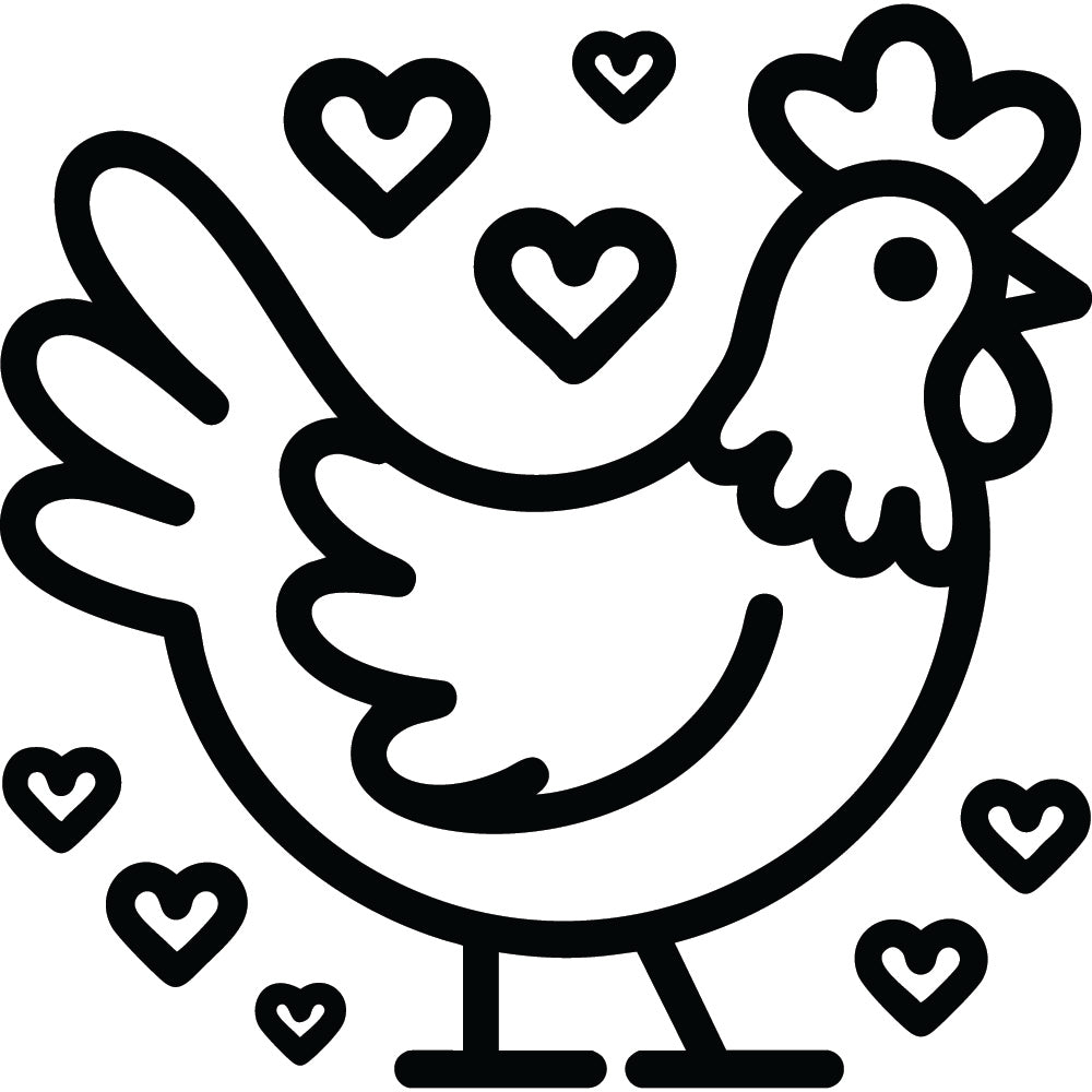 Chicken SVG File SVG DXF EPS PNG - Craft House SVG