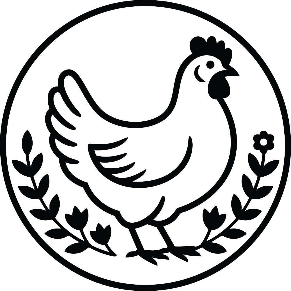 Chicken SVG File SVG DXF EPS PNG - Craft House SVG