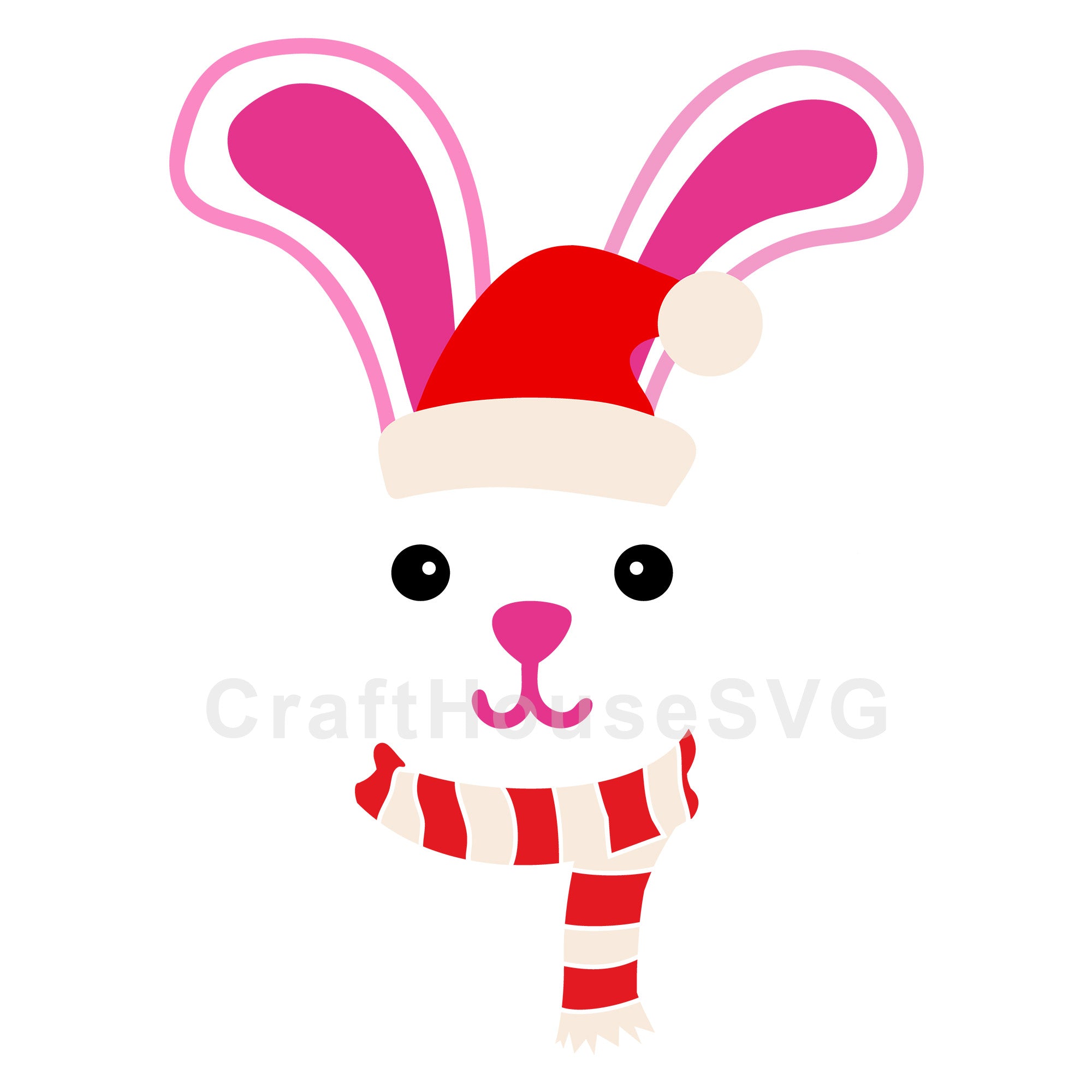 Bunny Chritsmas SVG | M42F2