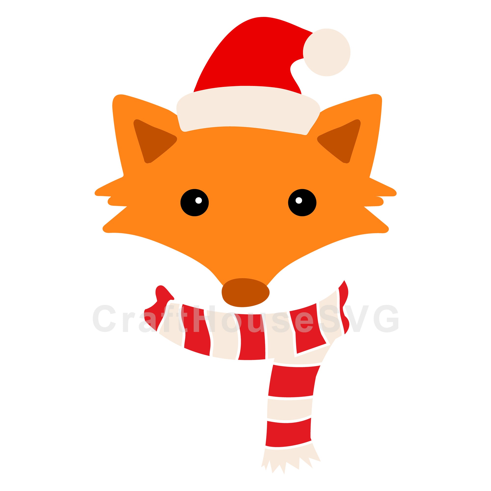 Fox Chritsmas SVG | M42F5