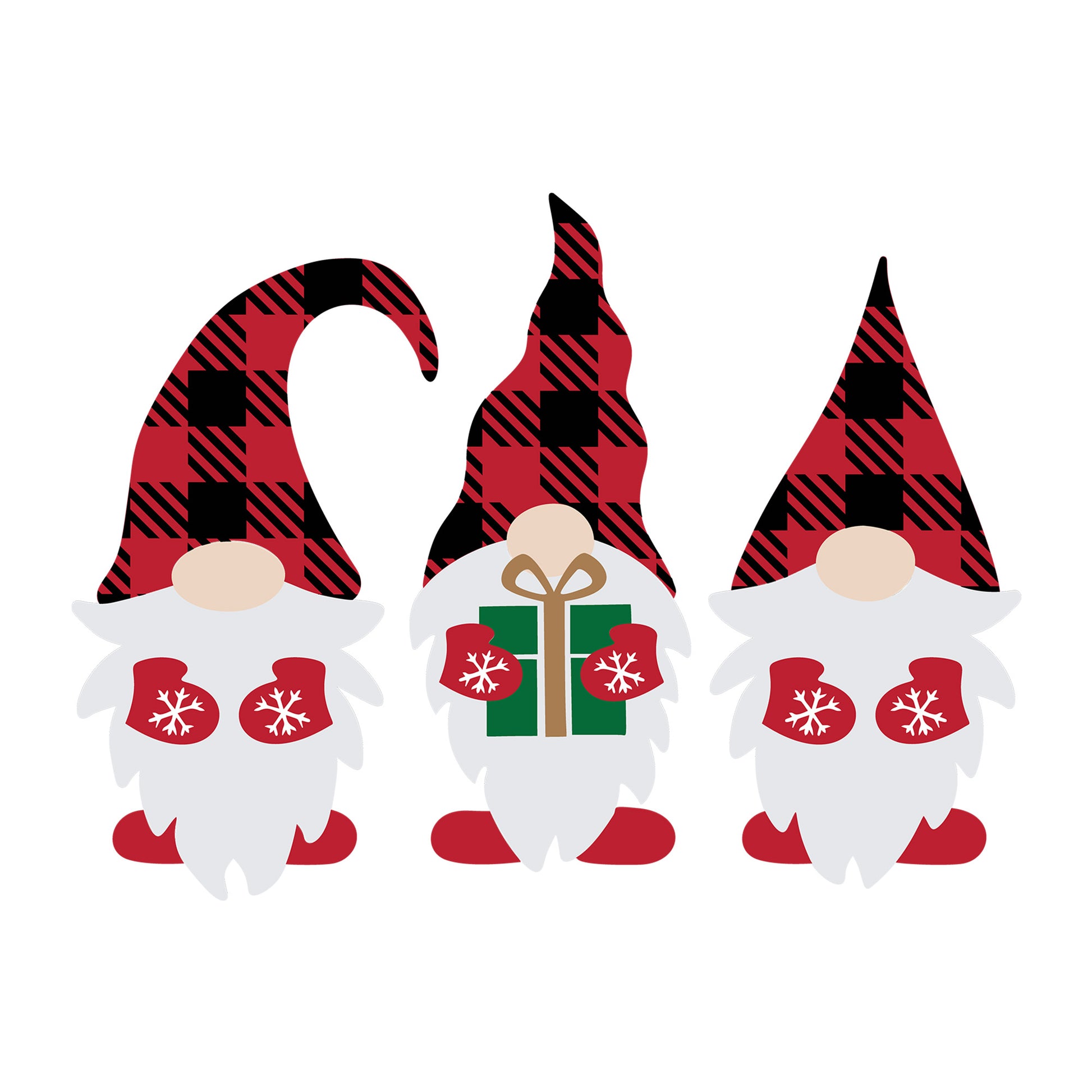 Christmas Gnome SVG design for Cricut, Silhouette, laser cutting, vinyl, sublimation, and holiday craft projects.