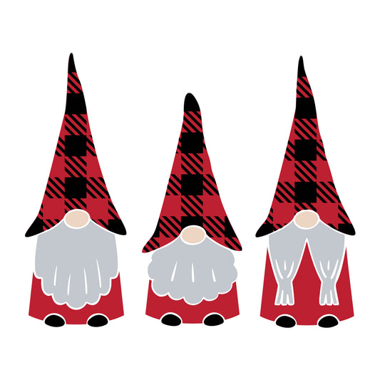 Christmas Gnome SVG design for Cricut, Silhouette, laser cutting, vinyl, sublimation, and holiday craft projects.