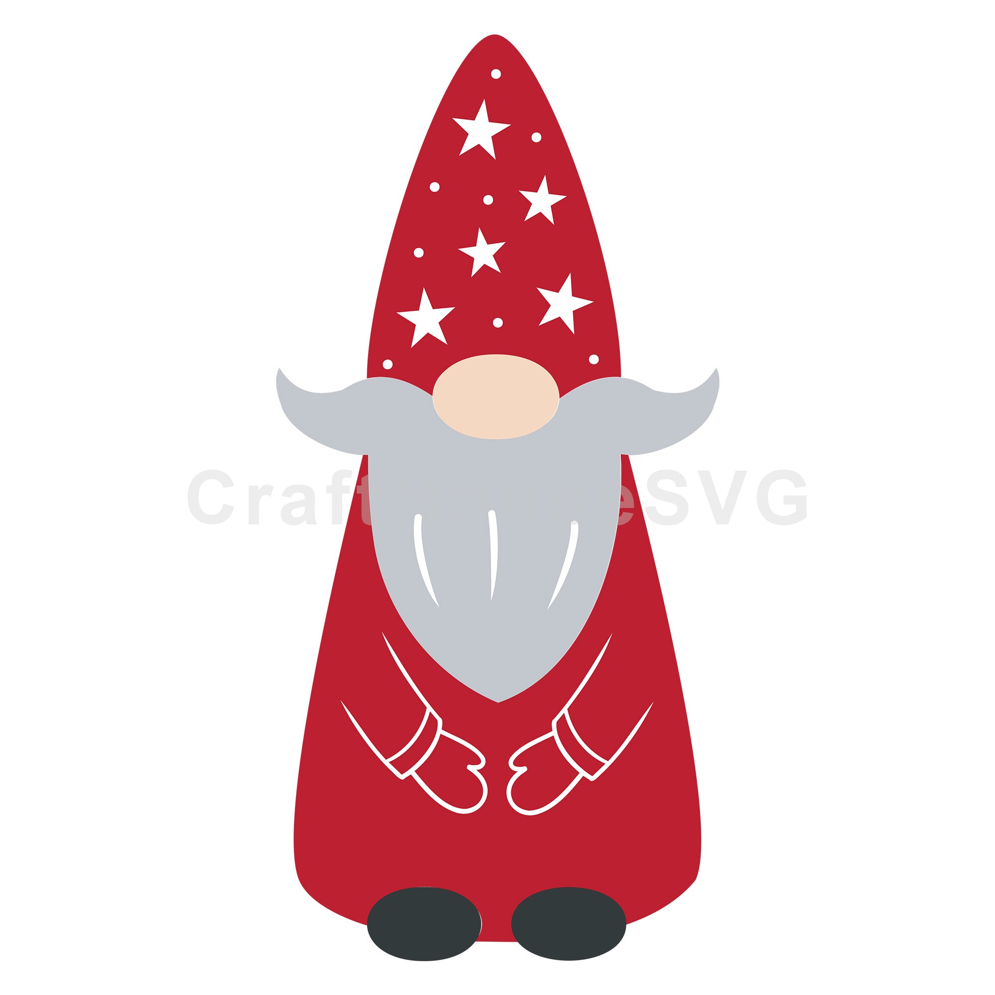 Starry Wizard Gnome Christmas SVG