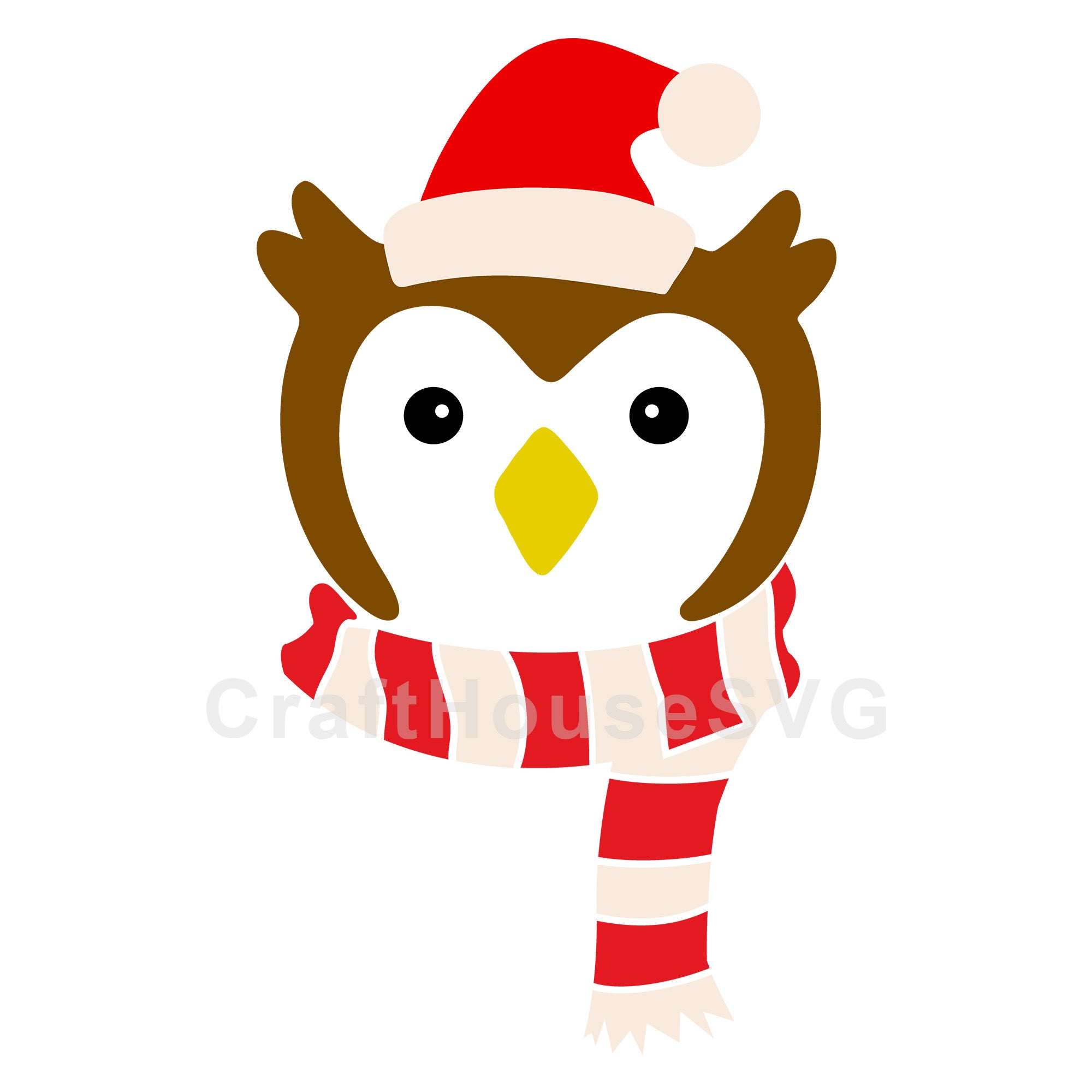 Owl Chritsmas SVG | M42F8