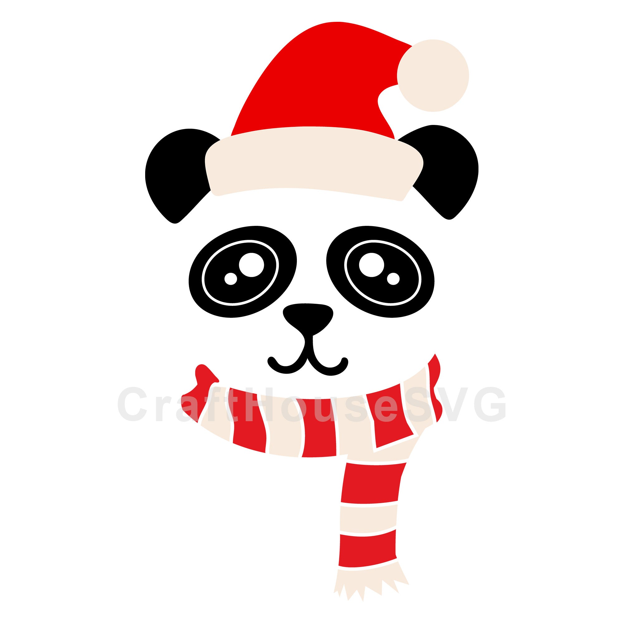 Panda Chritsmas SVG | M42F9