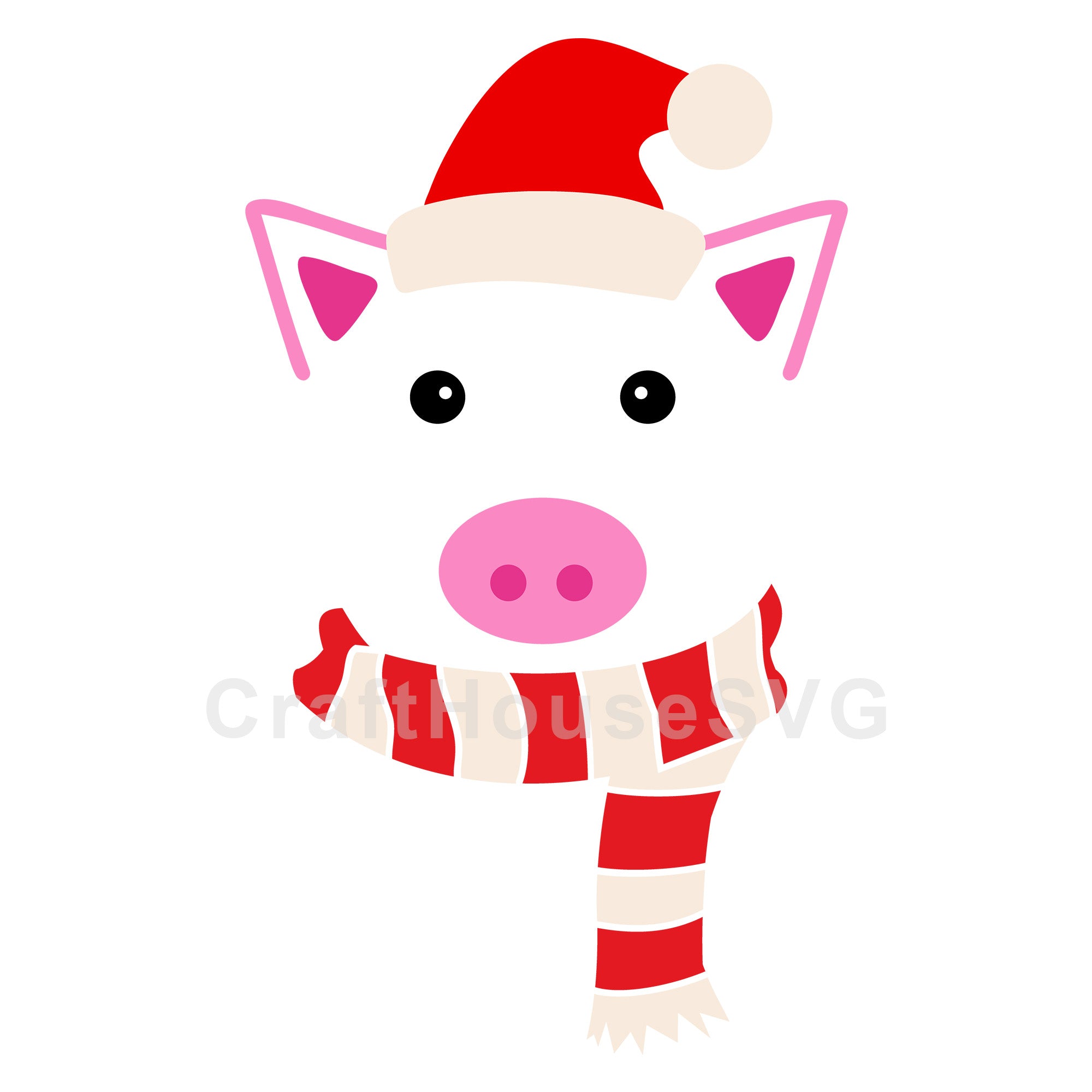 Pig Chritsmas SVG | M42F11