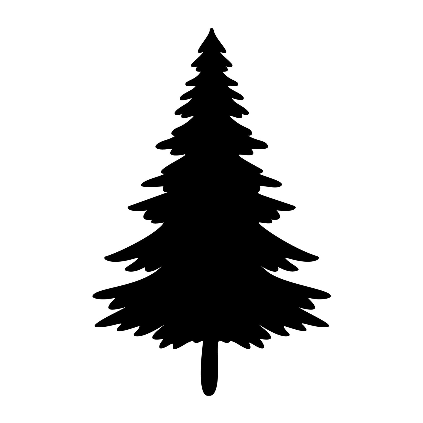 Christmas Tree SVG design for Cricut, Silhouette, laser cutting, vinyl, sublimation, and holiday craft projects.