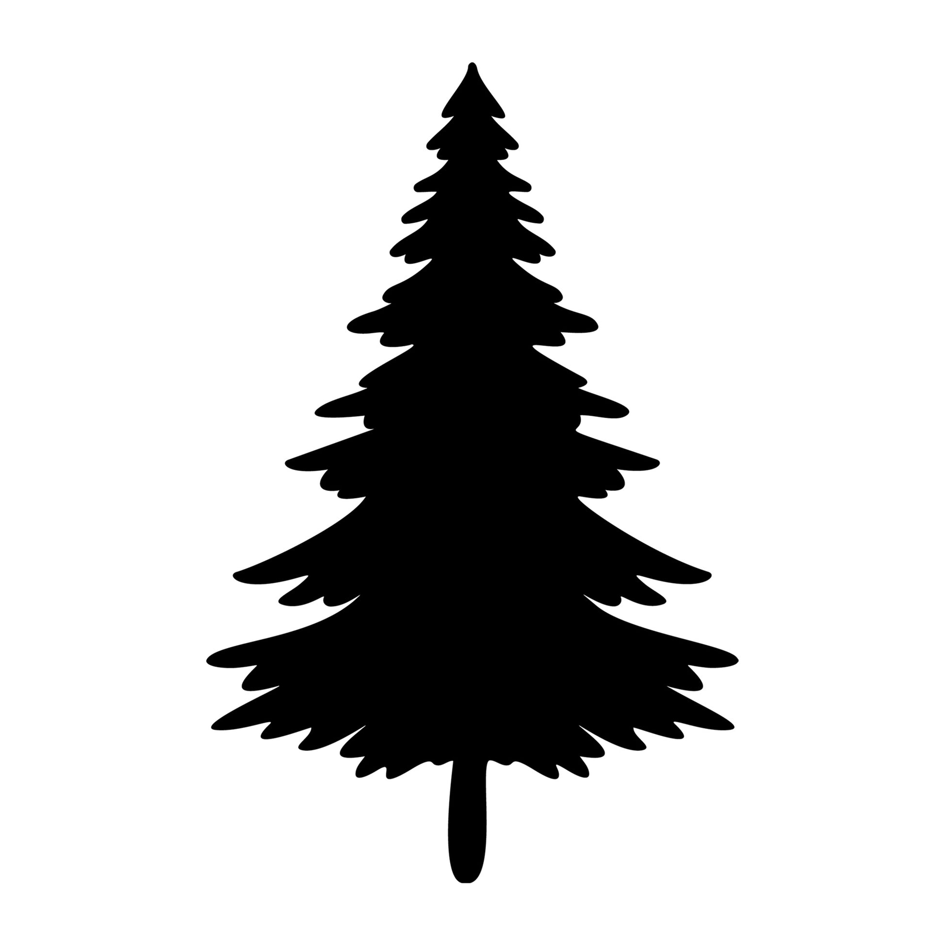 Christmas Tree SVG design for Cricut, Silhouette, laser cutting, vinyl, sublimation, and holiday craft projects.