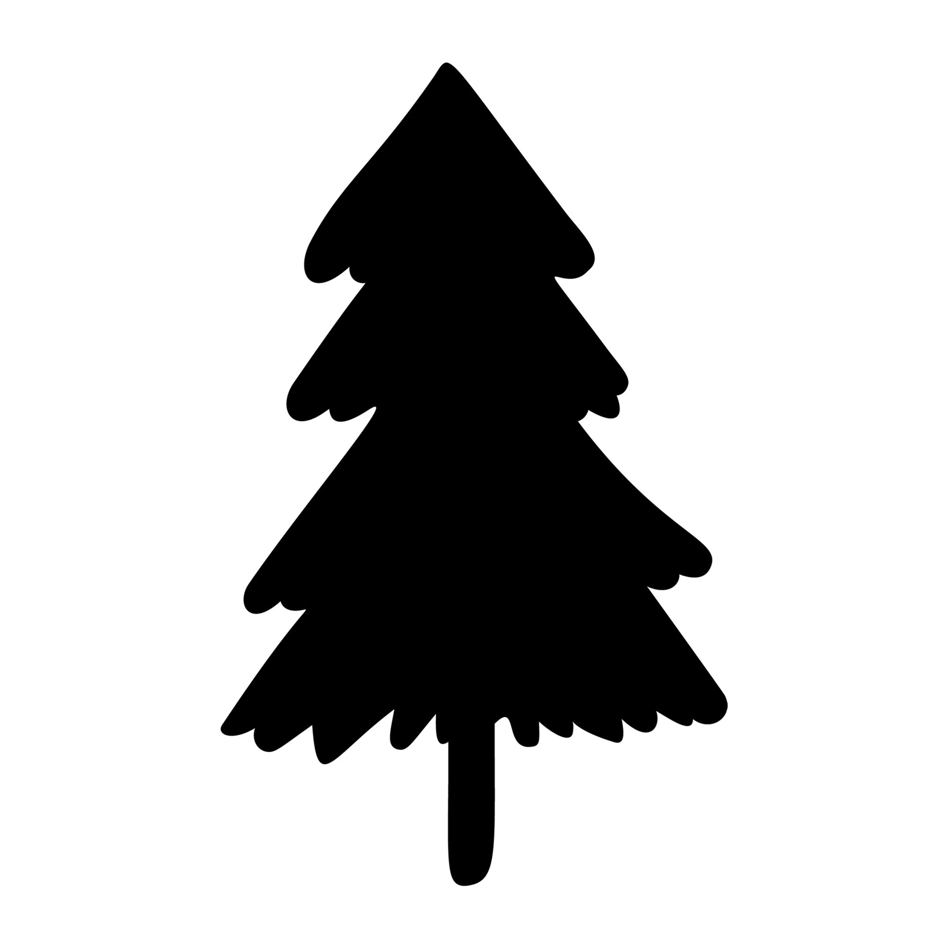 Christmas Tree SVG design for Cricut, Silhouette, laser cutting, vinyl, sublimation, and holiday craft projects.