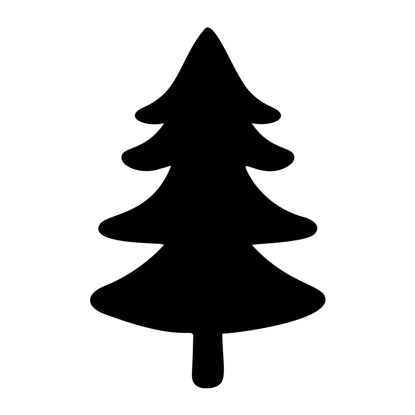 Christmas Tree SVG design for Cricut, Silhouette, laser cutting, vinyl, sublimation, and holiday craft projects.