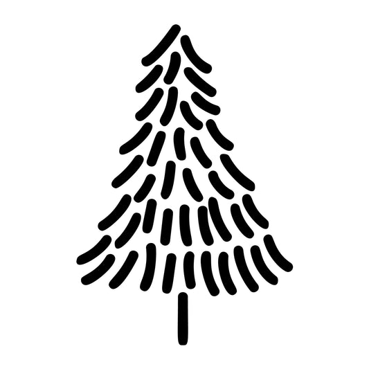 Christmas Tree SVG design for Cricut, Silhouette, laser cutting, vinyl, sublimation, and holiday craft projects.