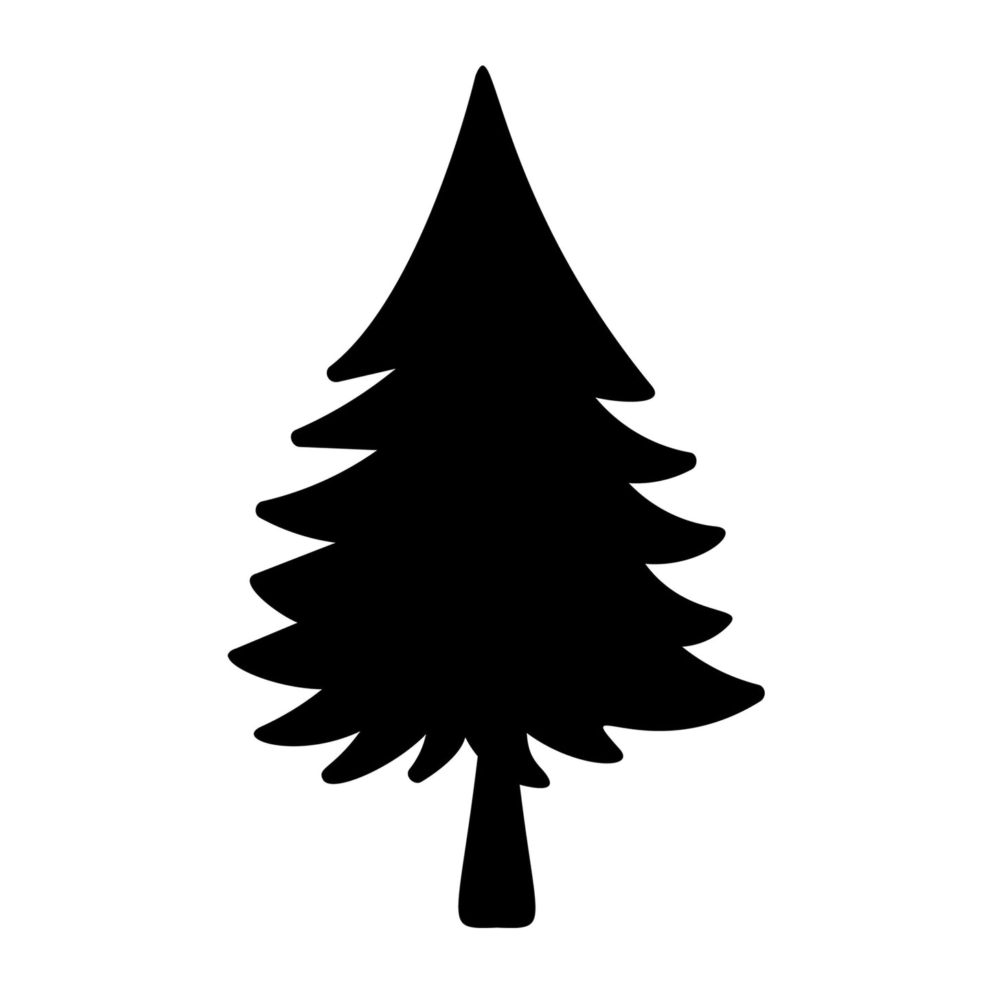 Christmas Tree SVG design for Cricut, Silhouette, laser cutting, vinyl, sublimation, and holiday craft projects.