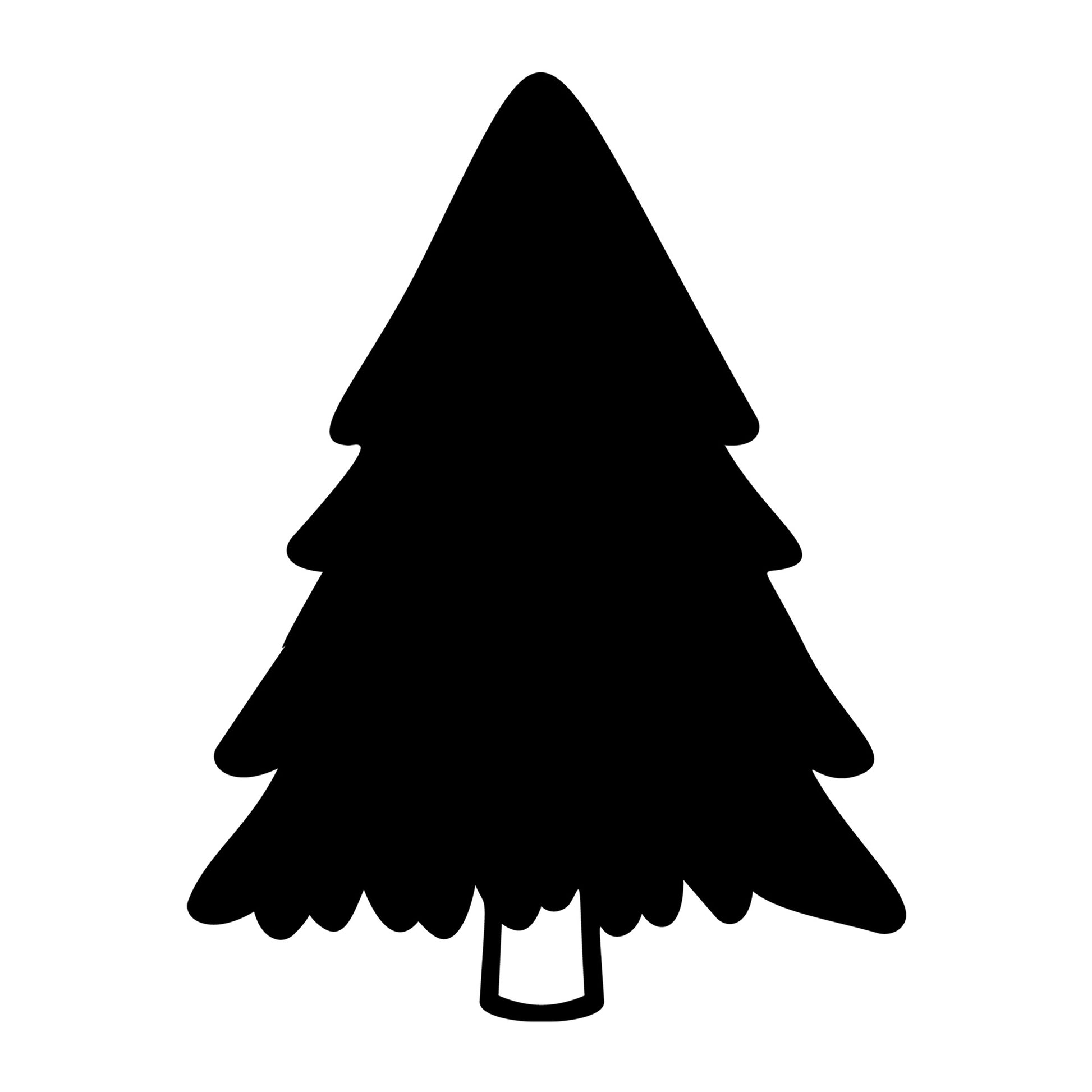 Christmas Tree SVG design for Cricut, Silhouette, laser cutting, vinyl, sublimation, and holiday craft projects.