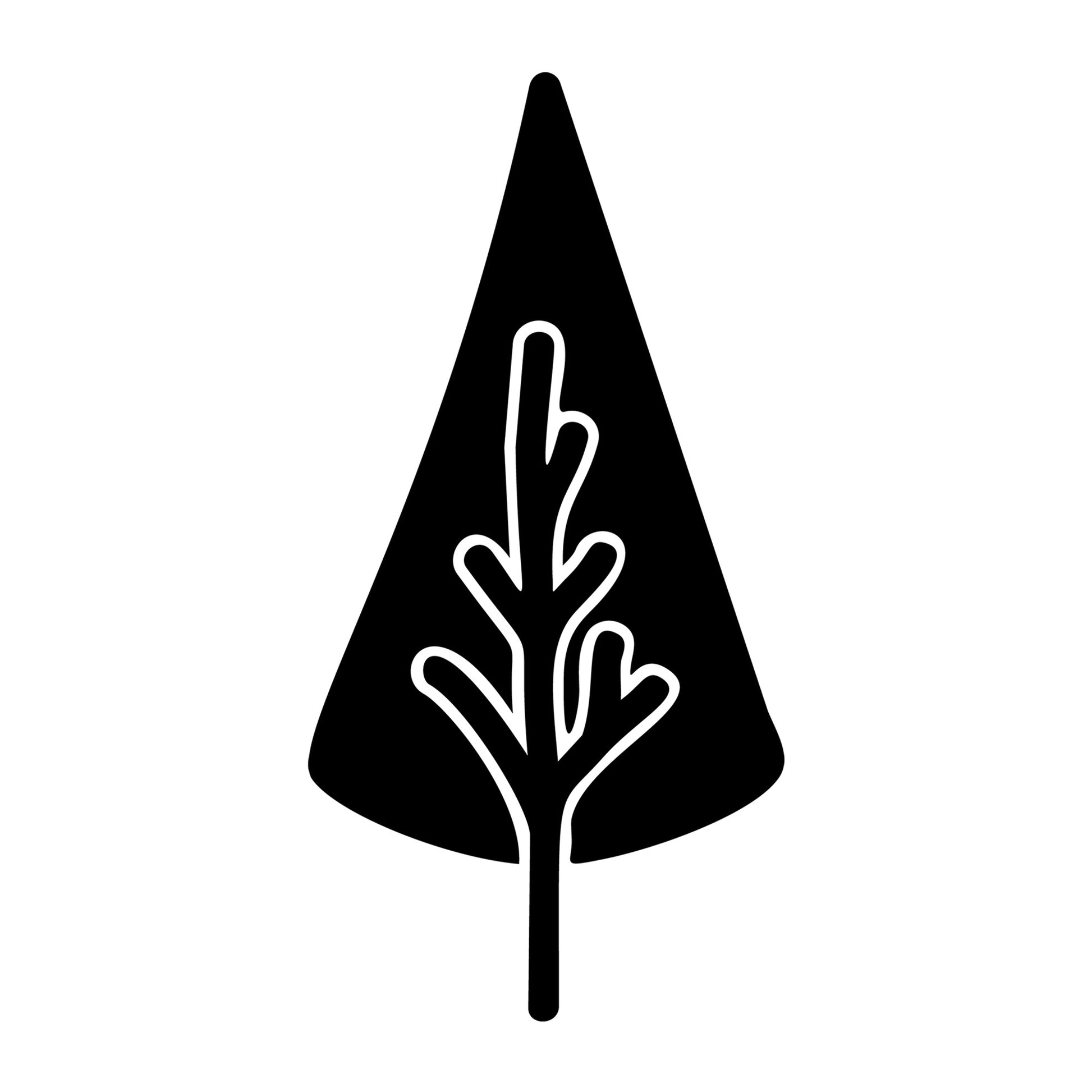 Christmas Tree SVG design for Cricut, Silhouette, laser cutting, vinyl, sublimation, and holiday craft projects.
