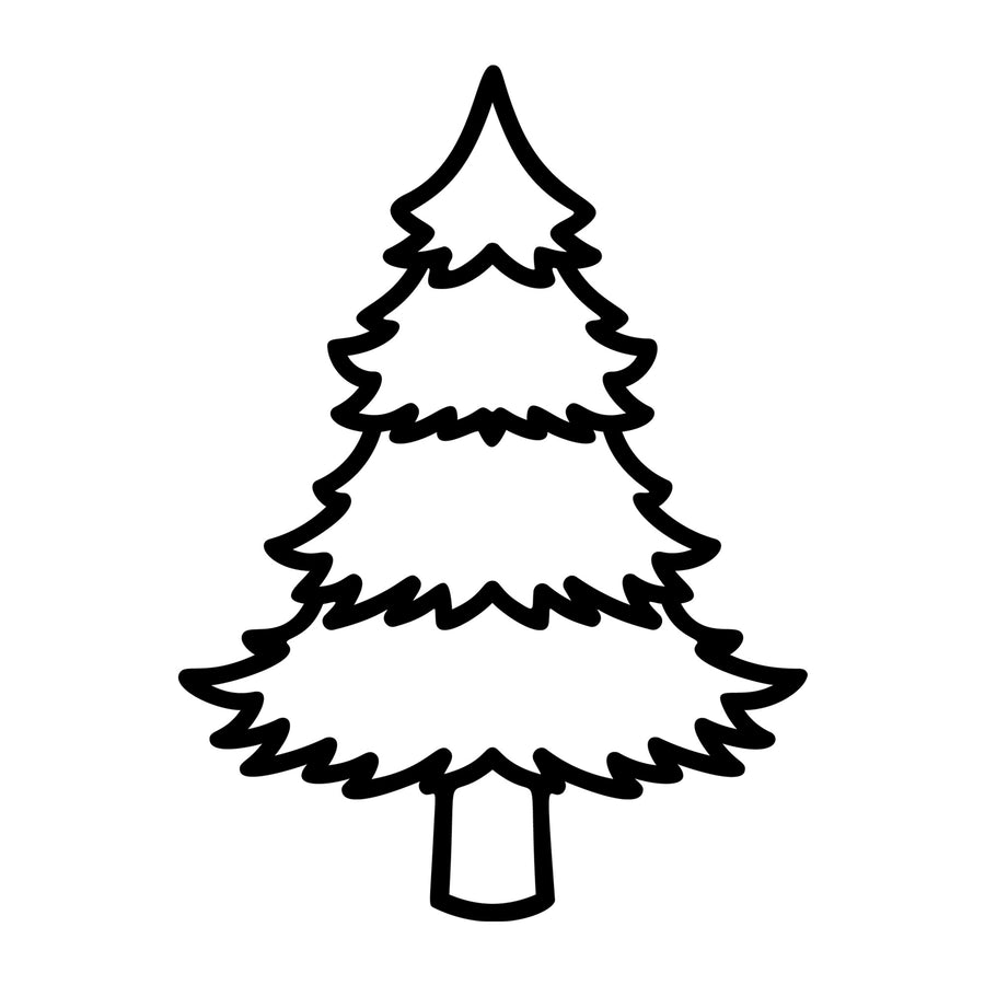 Christmas Tree SVG design for Cricut, Silhouette, laser cutting, vinyl, sublimation, and holiday craft projects.
