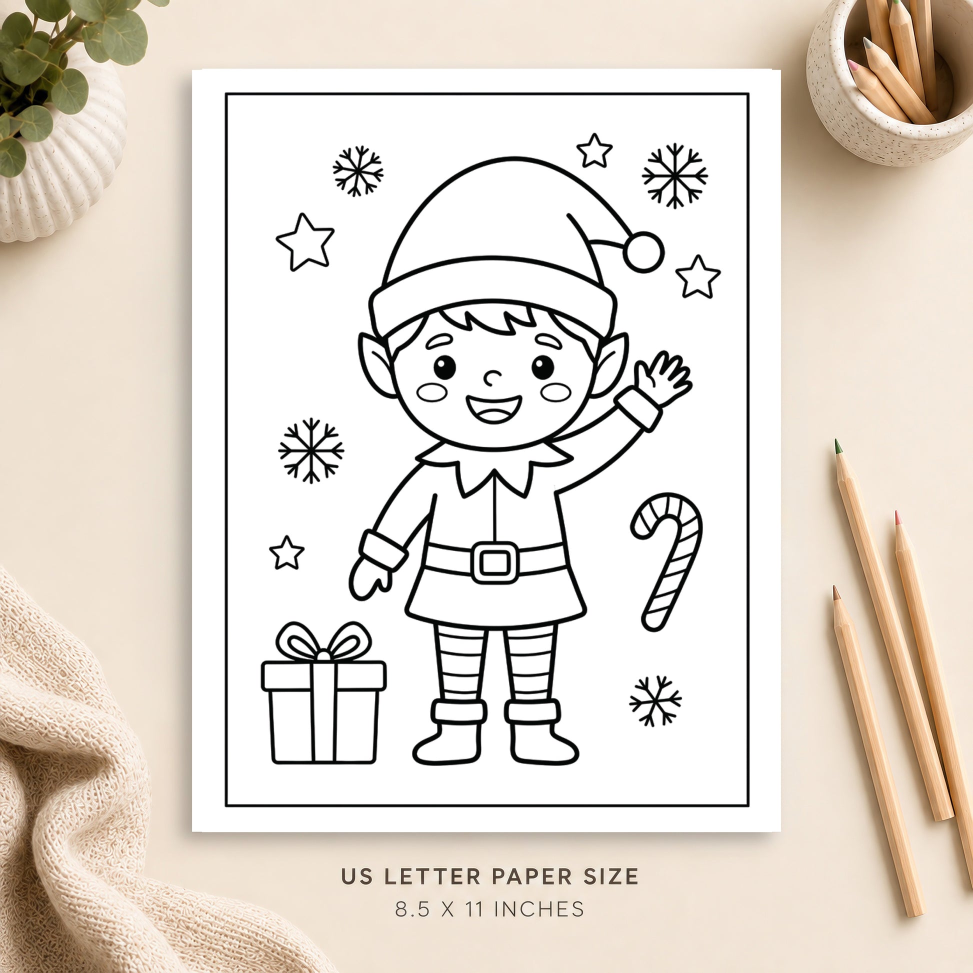 Christmas Coloring Page