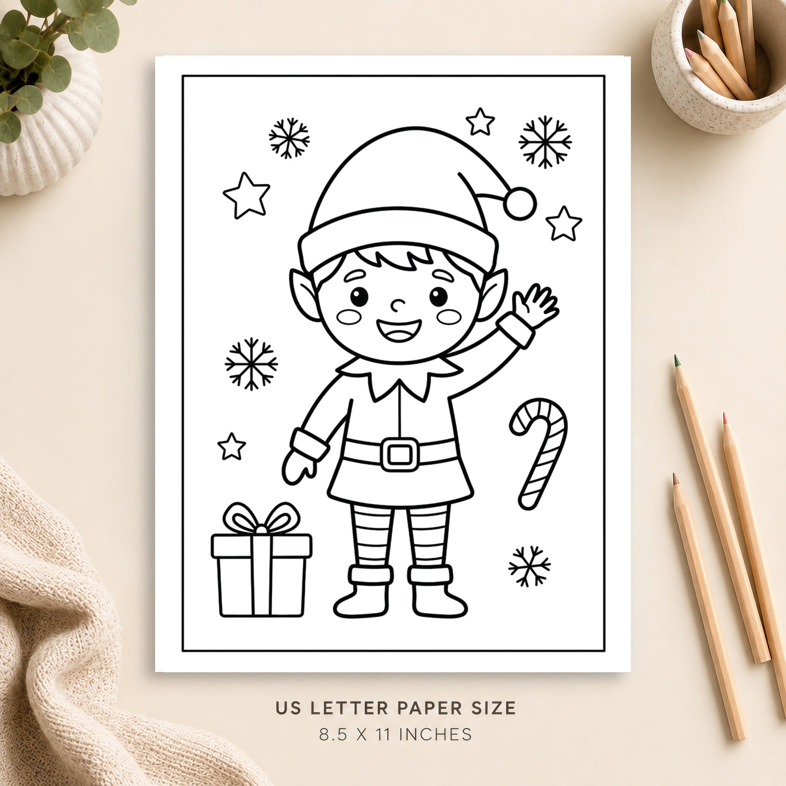 Christmas Coloring Page