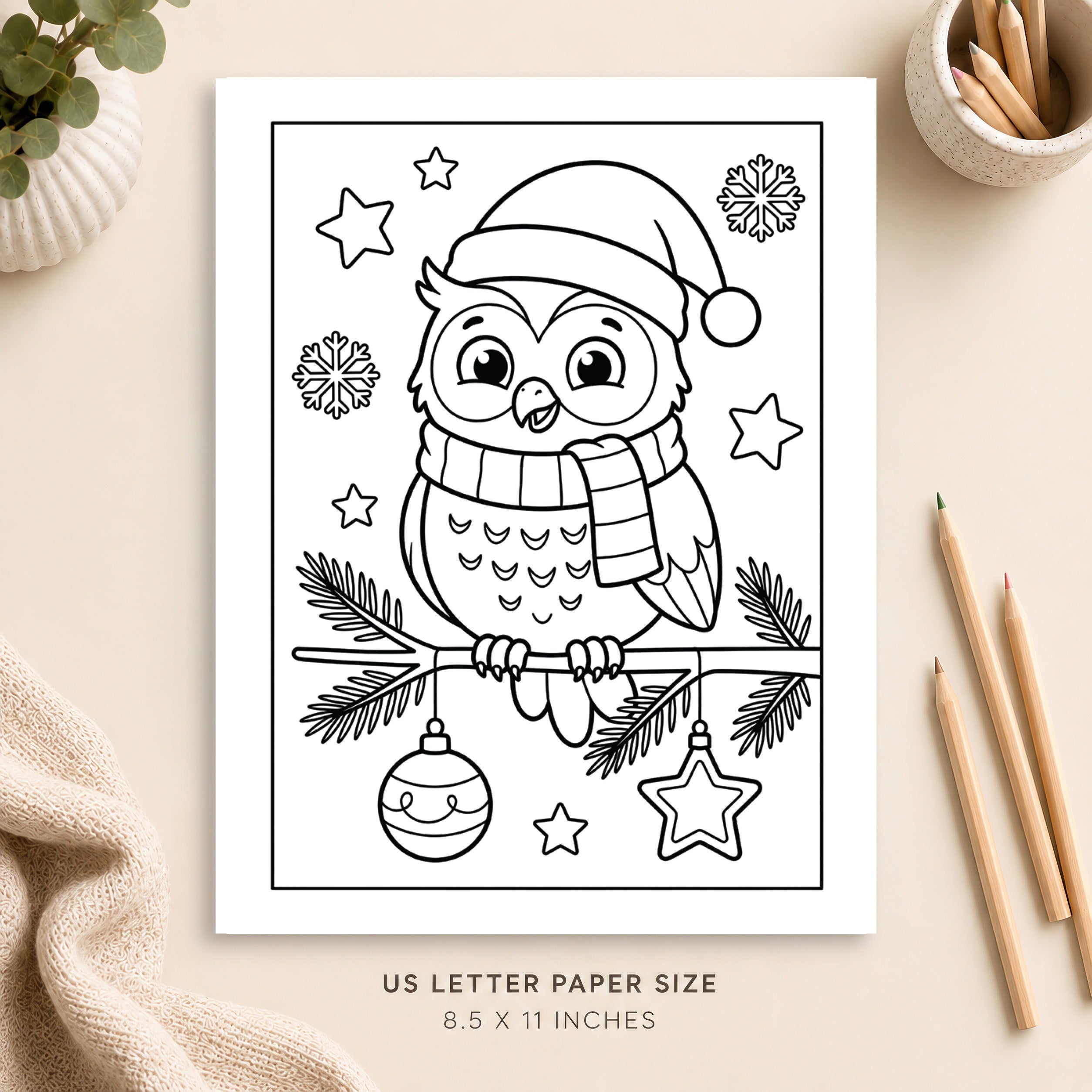 Christmas Coloring Page