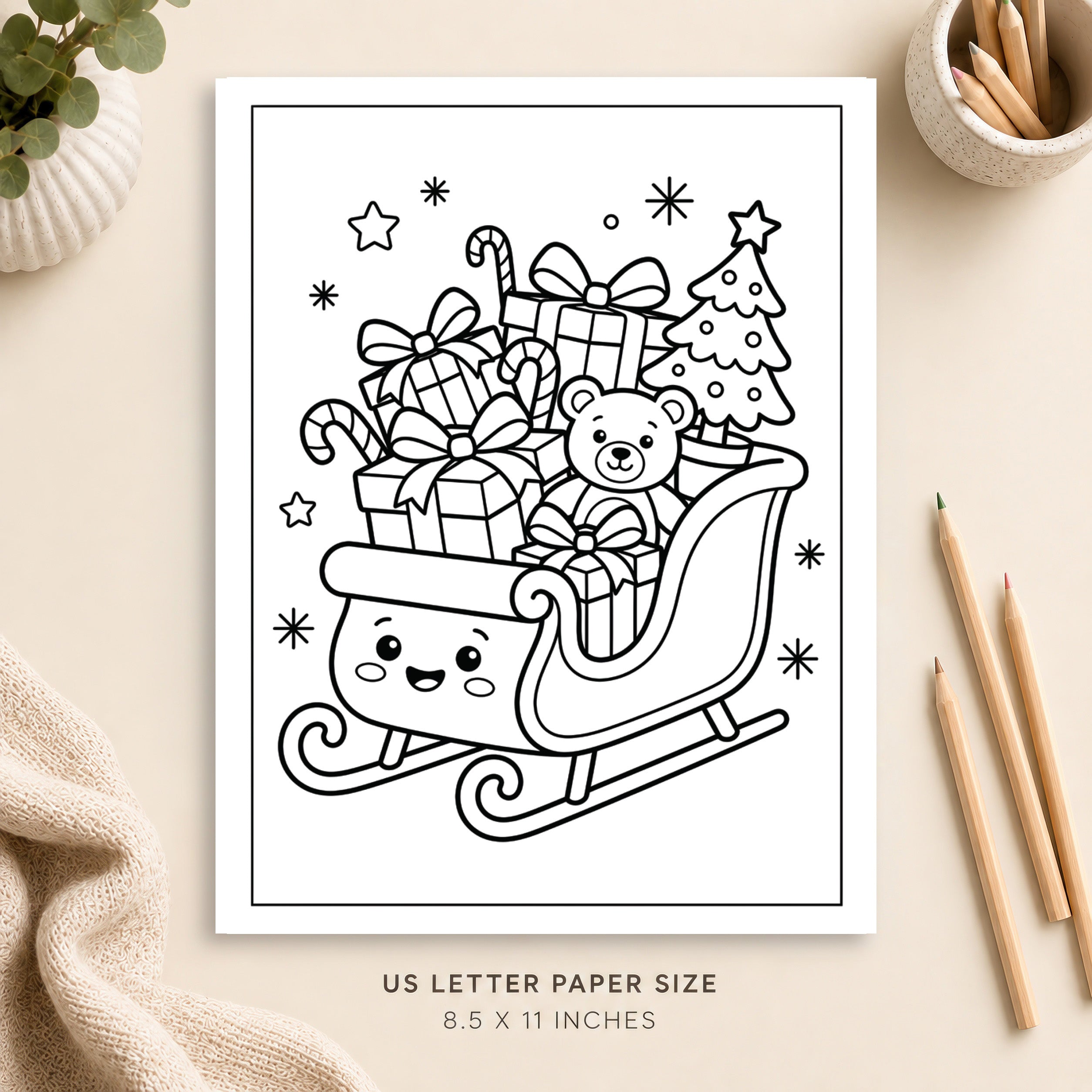 Christmas Coloring Page