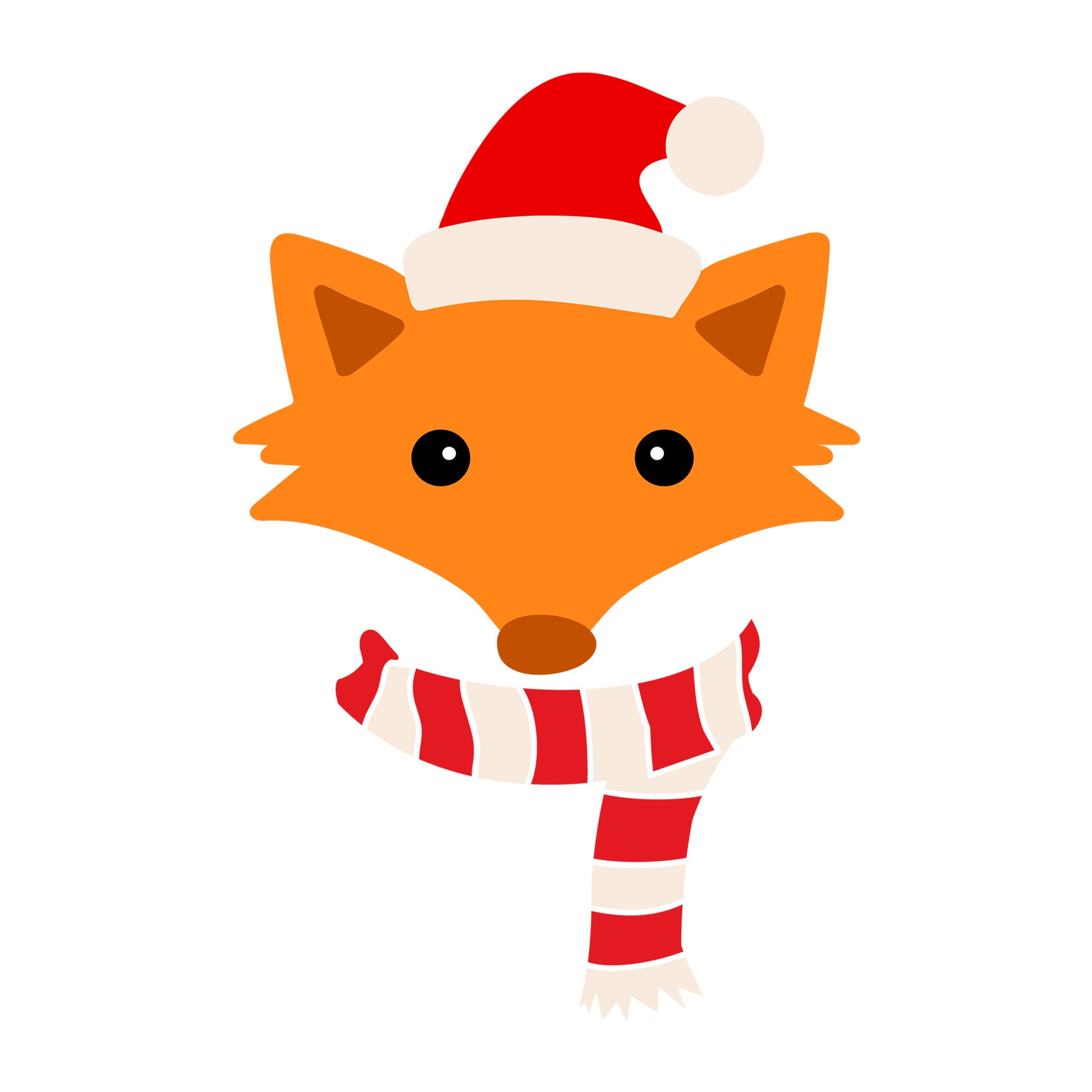 Christmas Fox SVG