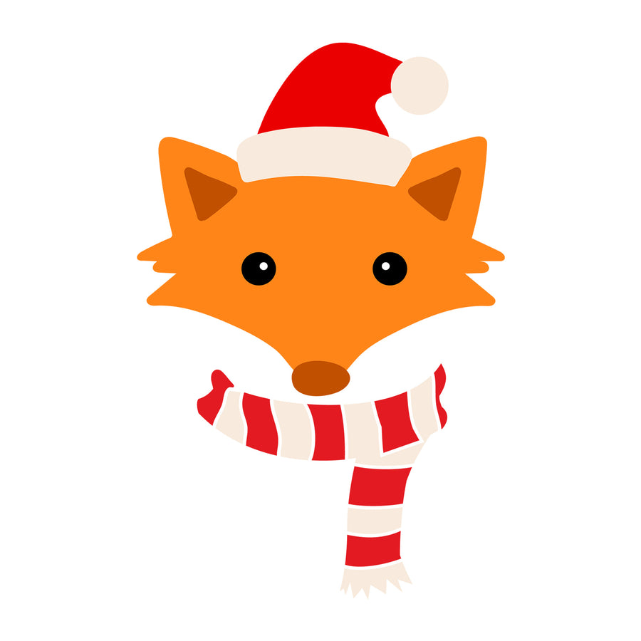 Christmas Fox SVG