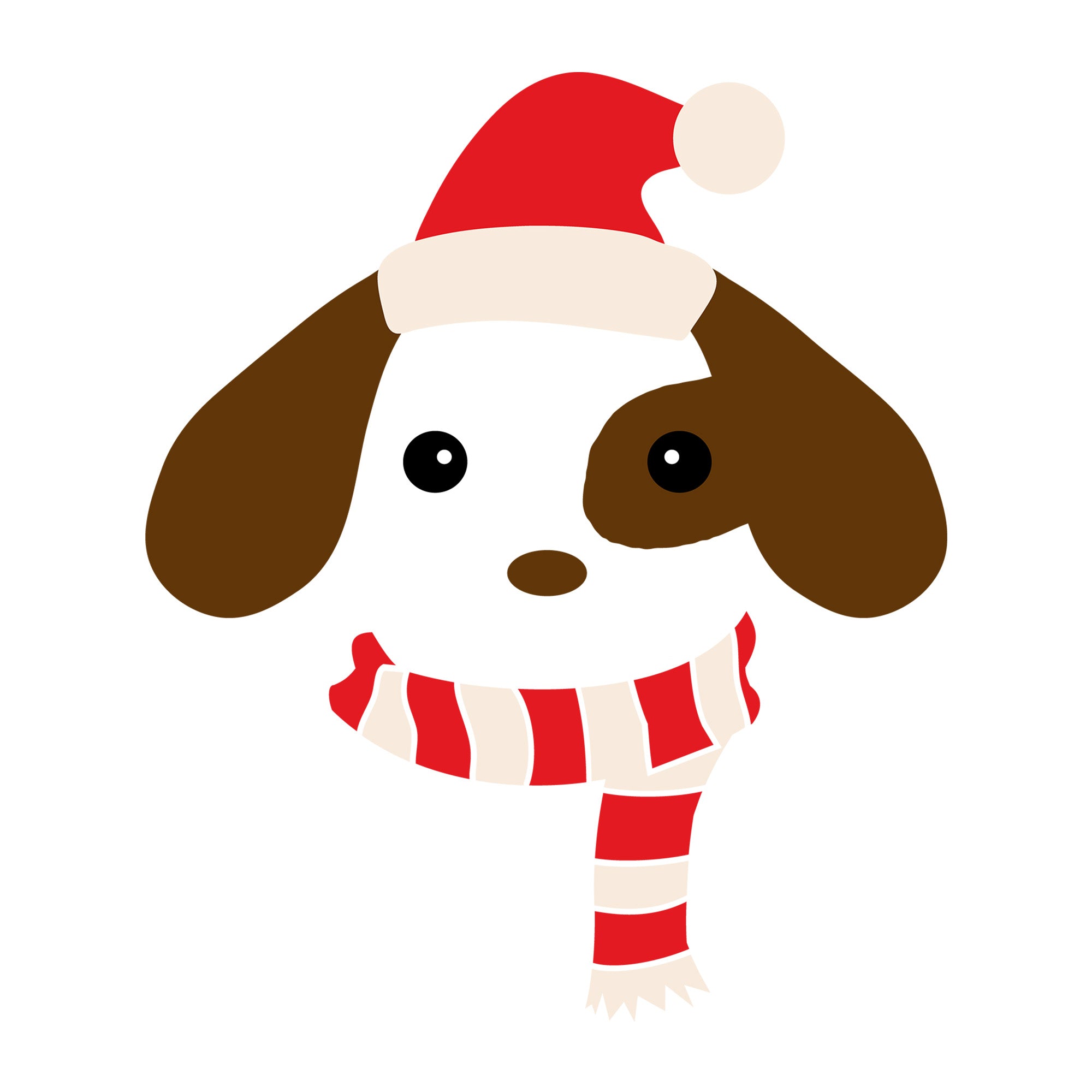 Christmas Puppy SVG