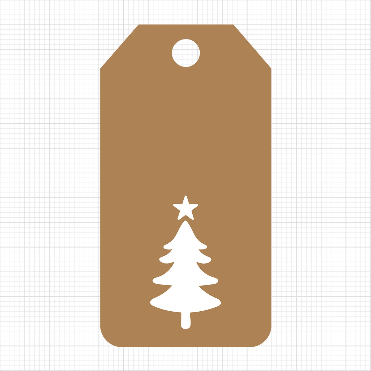 Christmas Tree Gift Tag