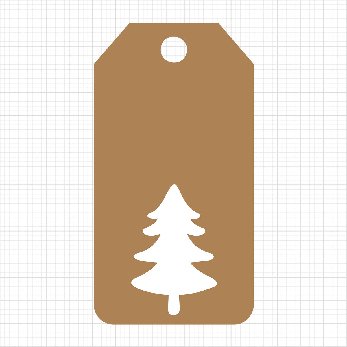 Christmas Tree Gift Tag 2
