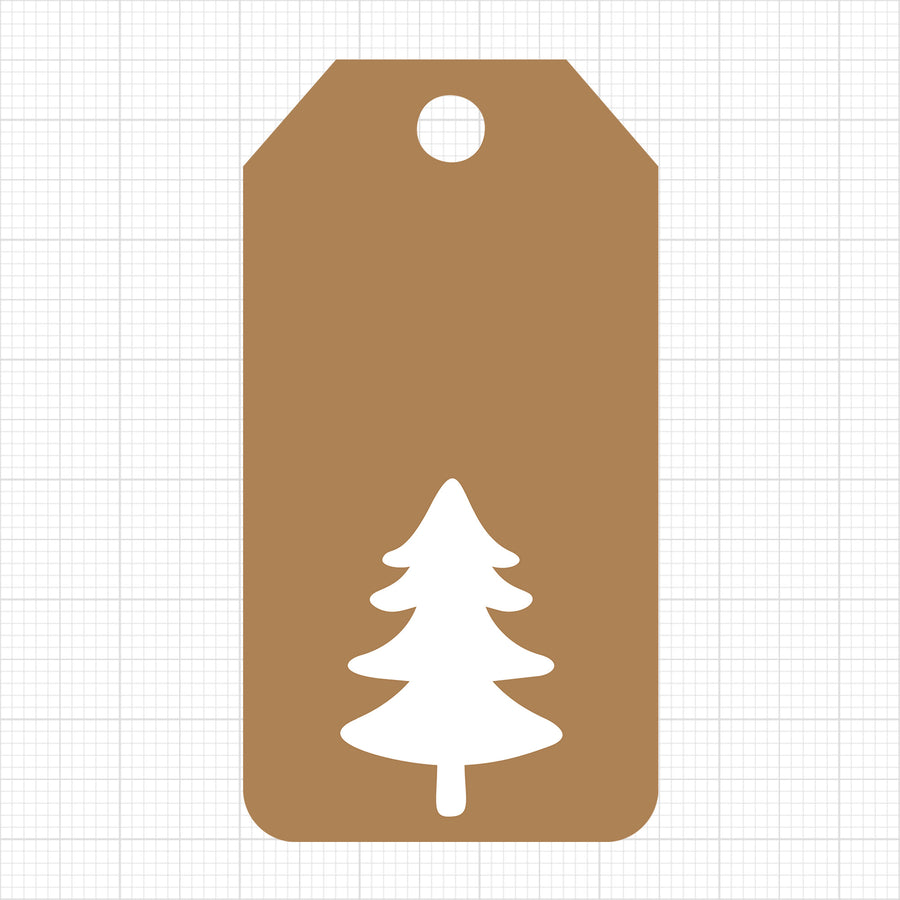 Christmas Tree Gift Tag 2