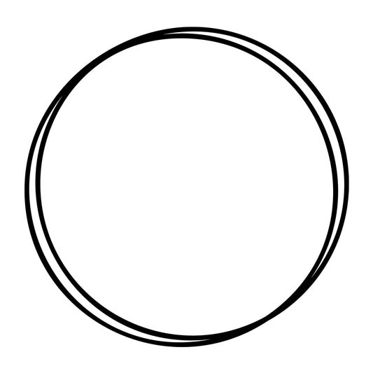Circle Frame SVG design for Cricut, Silhouette, laser cutting, vinyl, sublimation, monograms, and craft projects.