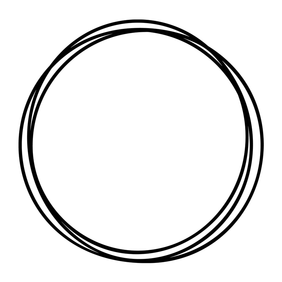 Circle Frame SVG design for Cricut, Silhouette, laser cutting, vinyl, sublimation, monograms, and craft projects.