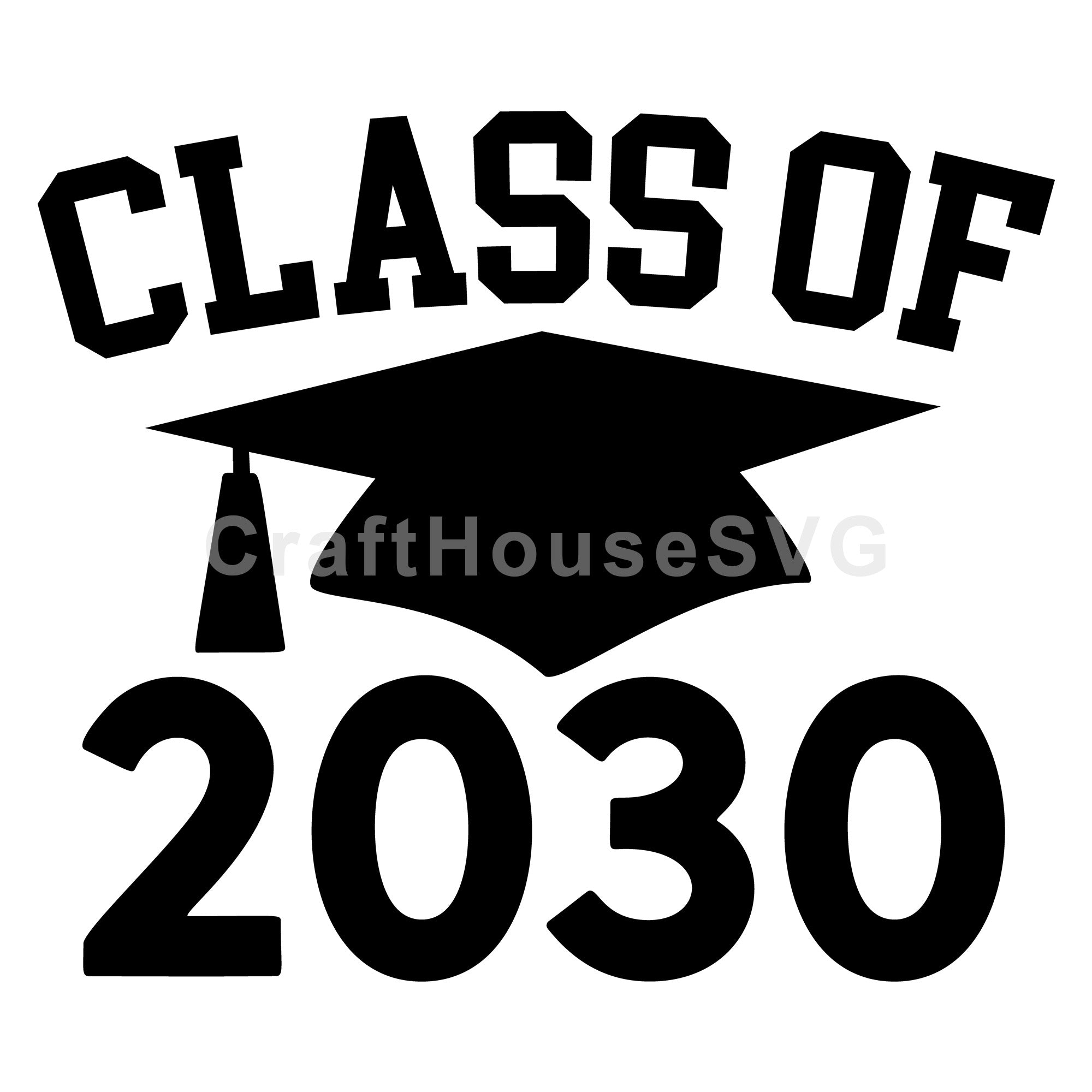 Class Of 2030 SVG