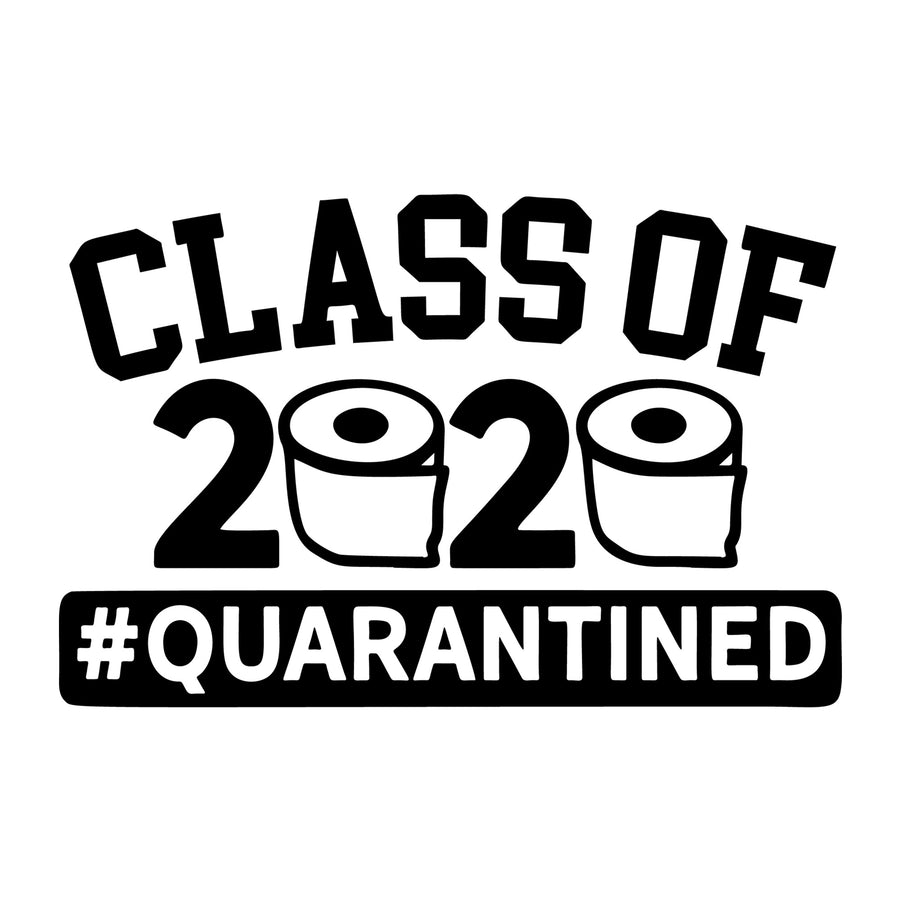 Class Of 2020 Quarantined SVG design for Cricut, Silhouette, laser cutting, vinyl, sublimation, graduation crafts, and DIY projects.