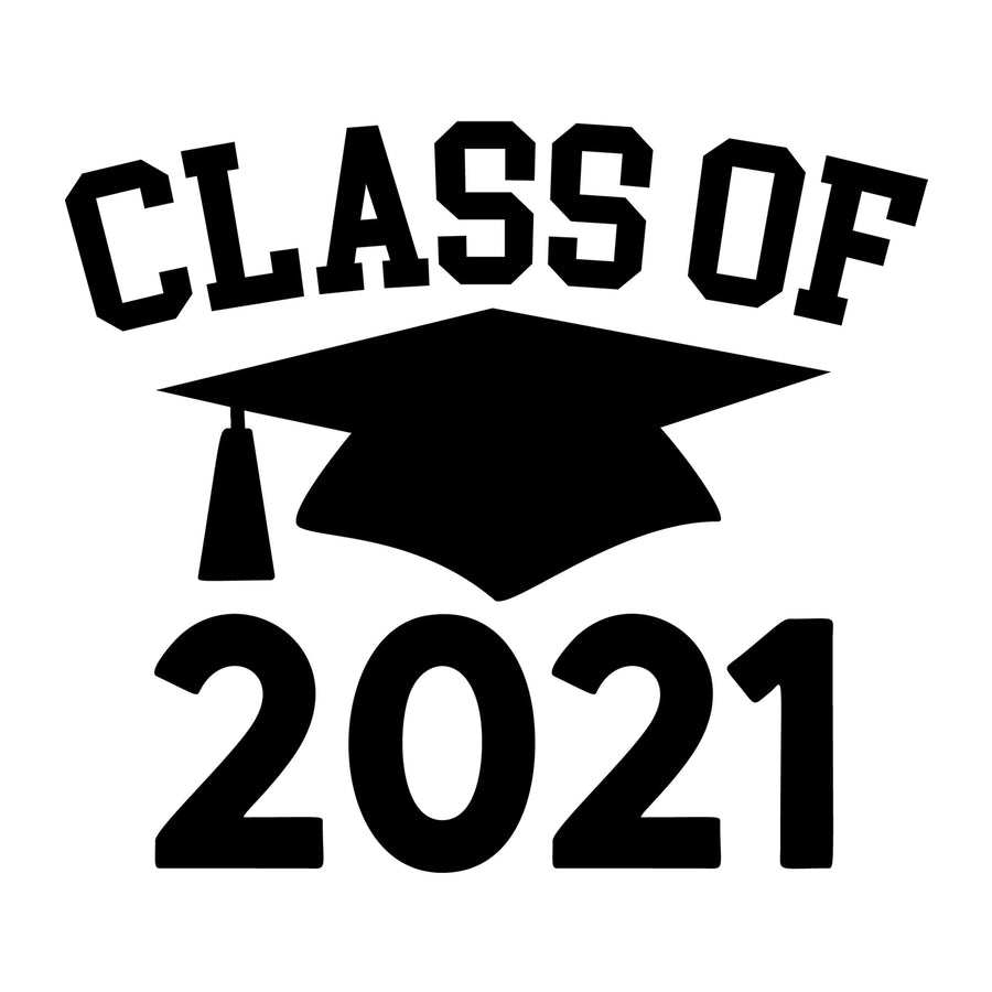 Class Of 2021 SVG design for Cricut, Silhouette, laser cutting, vinyl, sublimation, graduation crafts, and DIY projects.