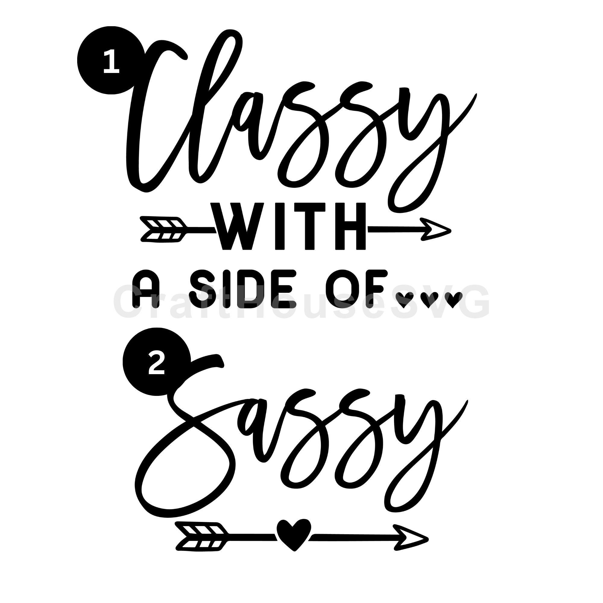 Classy Sassy Mommy and Me SVG