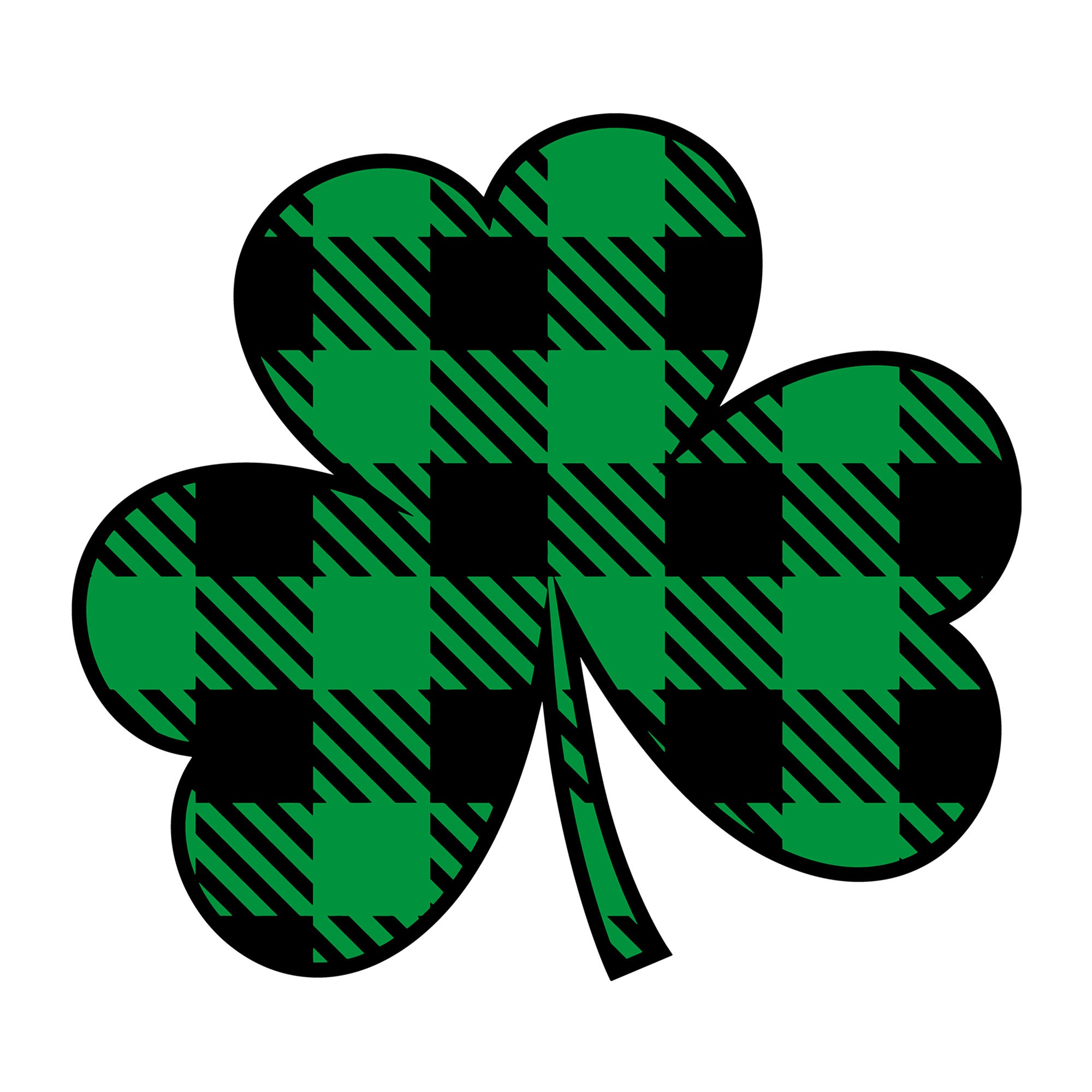 Clover Plaid SVG