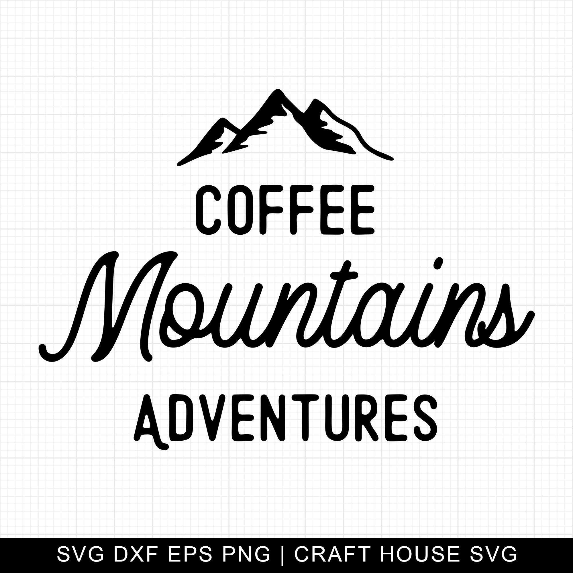 Coffee Mountains Adventures SVG | M3F6