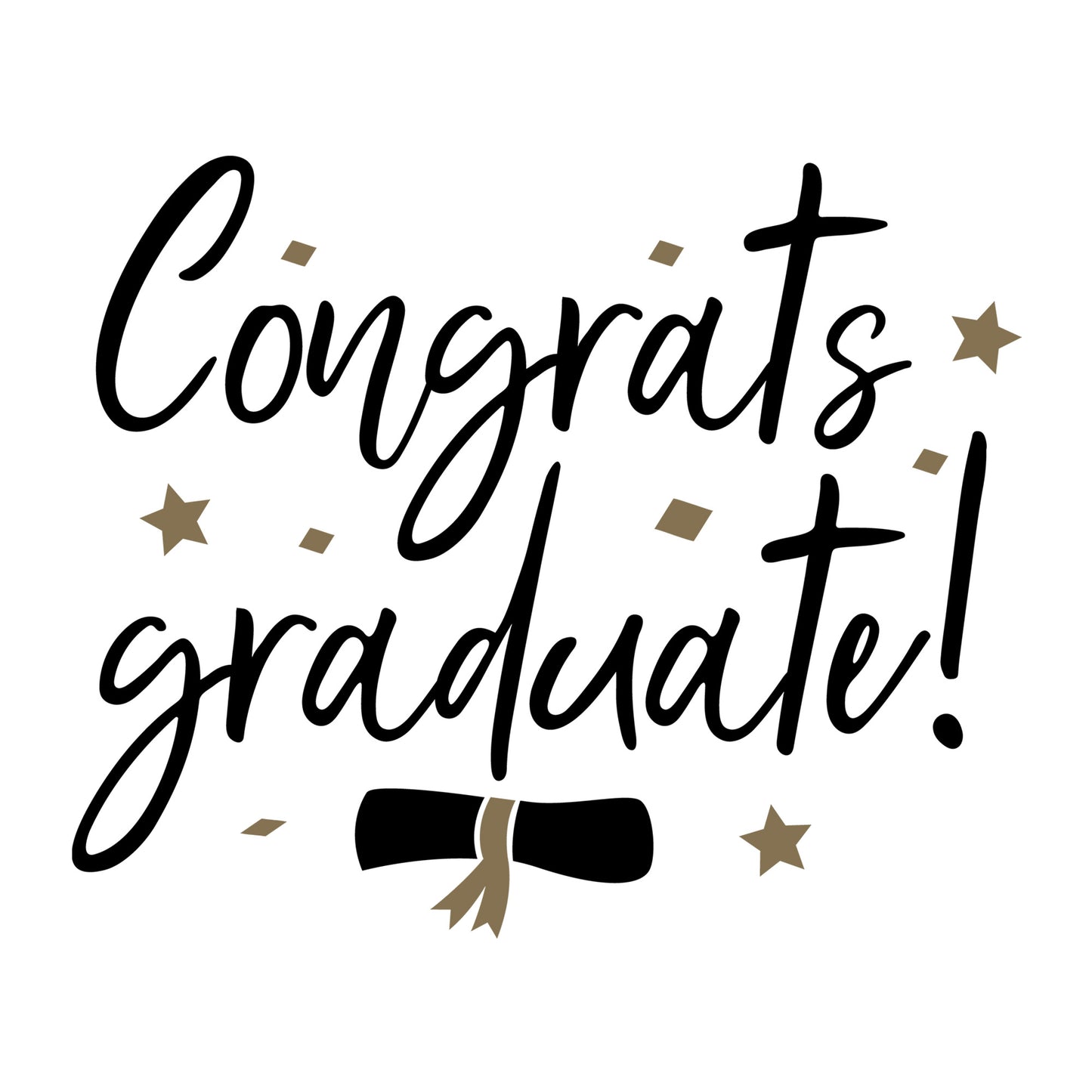 Congrats Graduate SVG