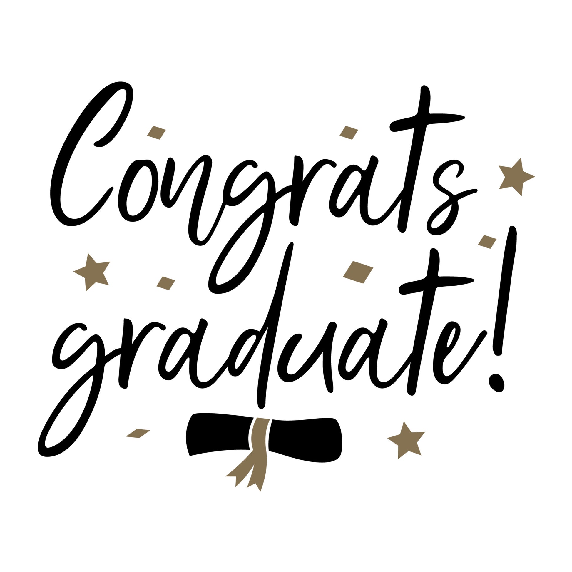 Congrats Graduate SVG