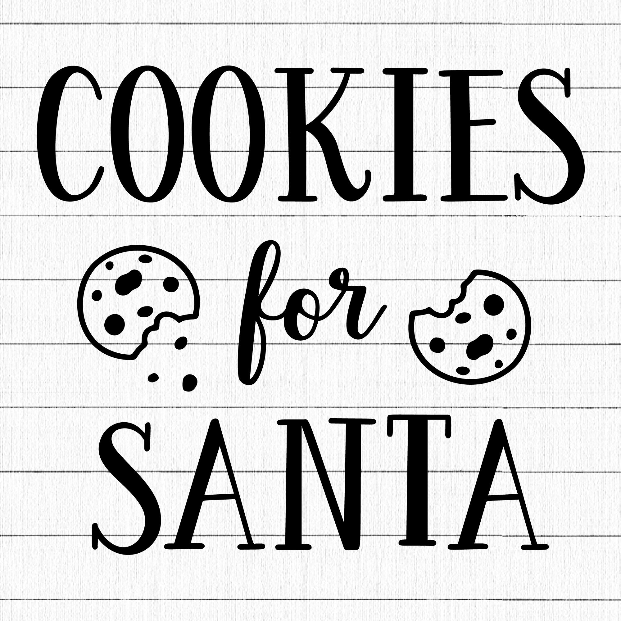 Cookies For Santa SVG | M21F15