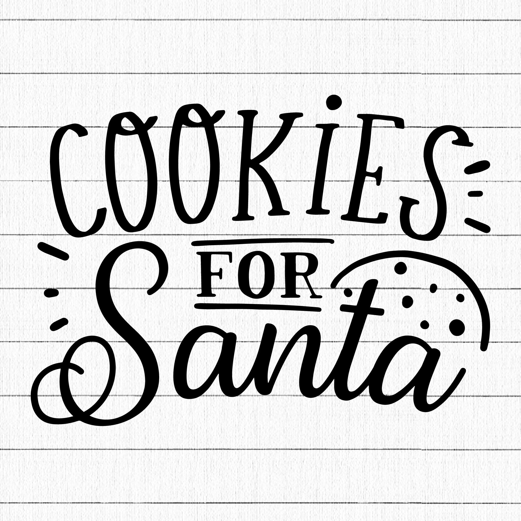 Cookies for Santa SVG | M36F3